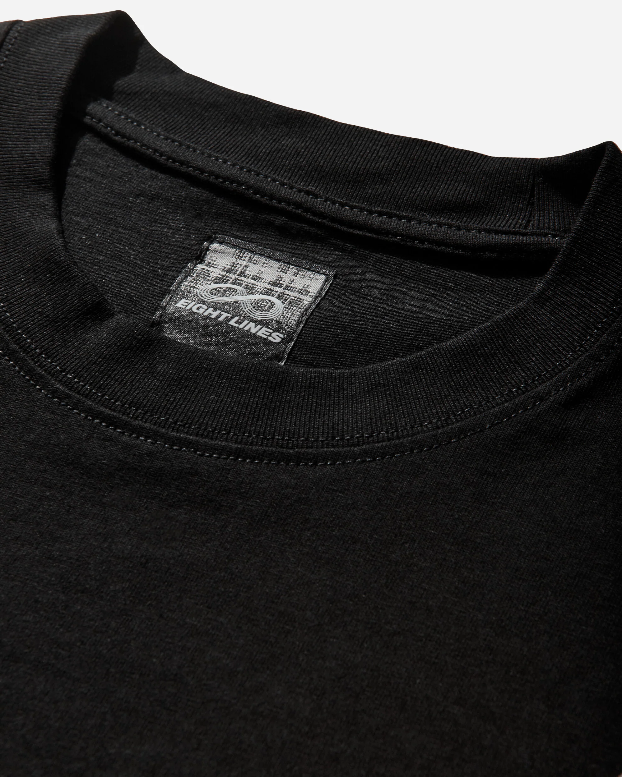 Eightlines T-Shirt Black - Image 4