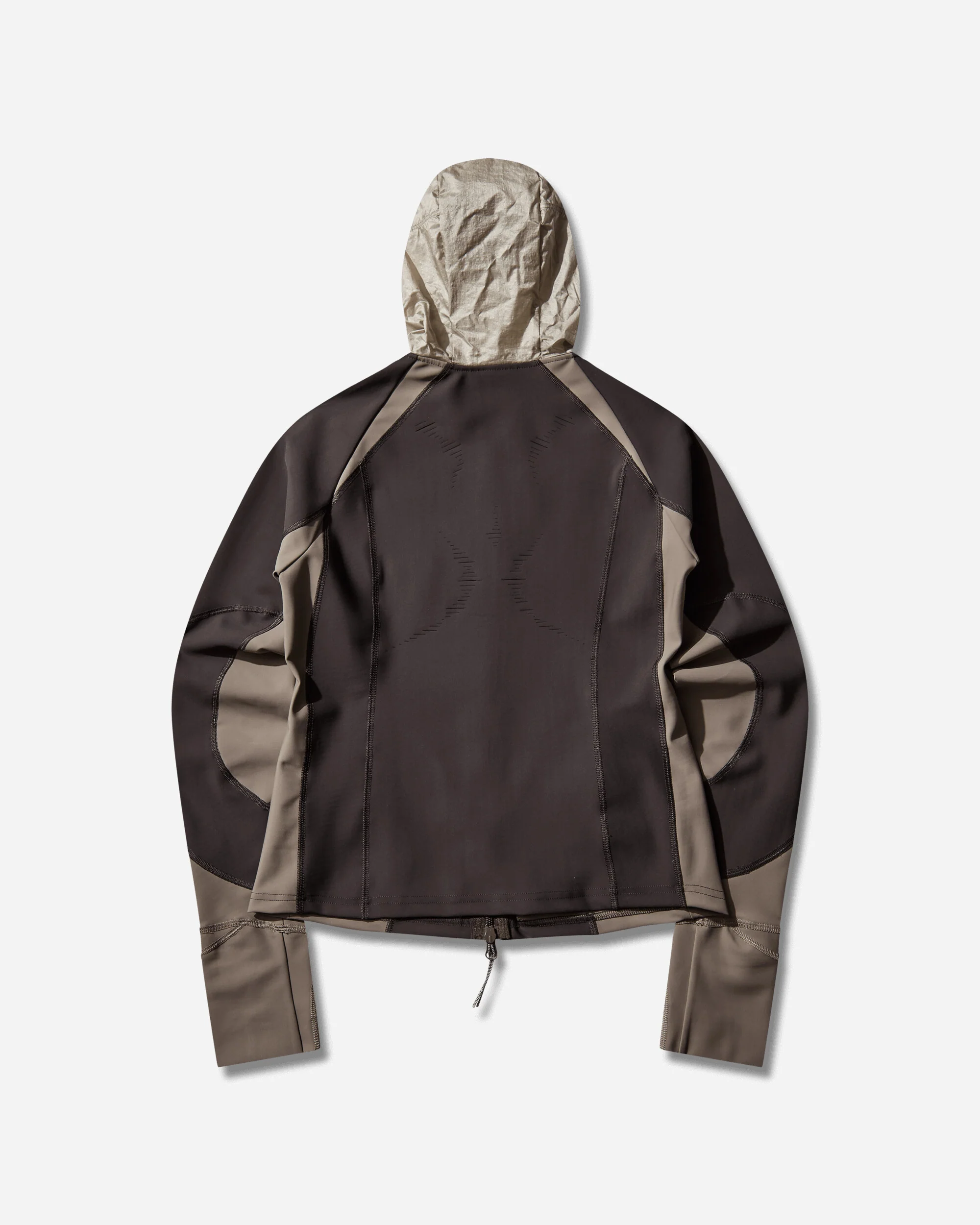 Women's Spine Stretch Hooded Jacket Dark Brown - Image 2