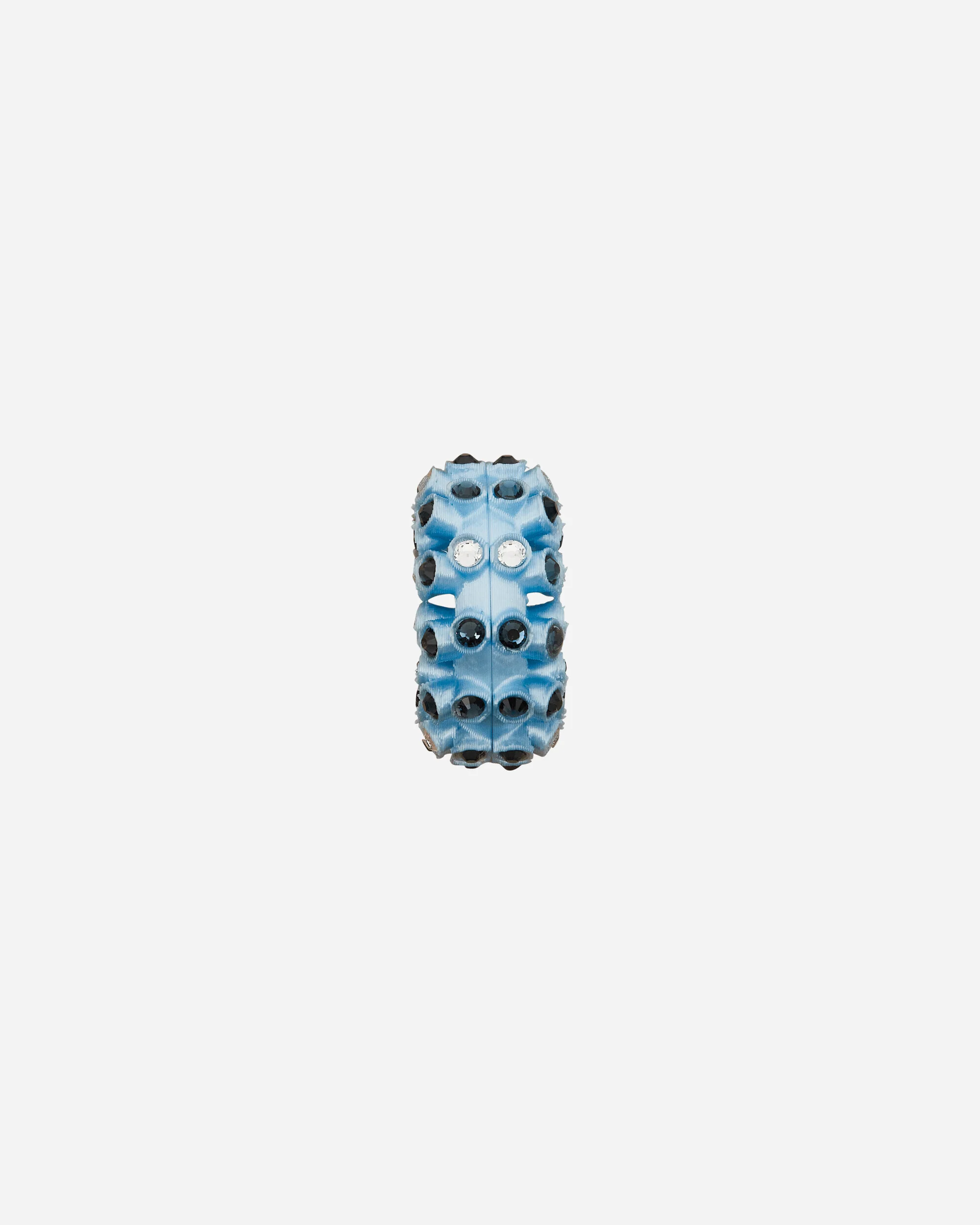 Lit Hoop Earrings Light Blue - Image 4