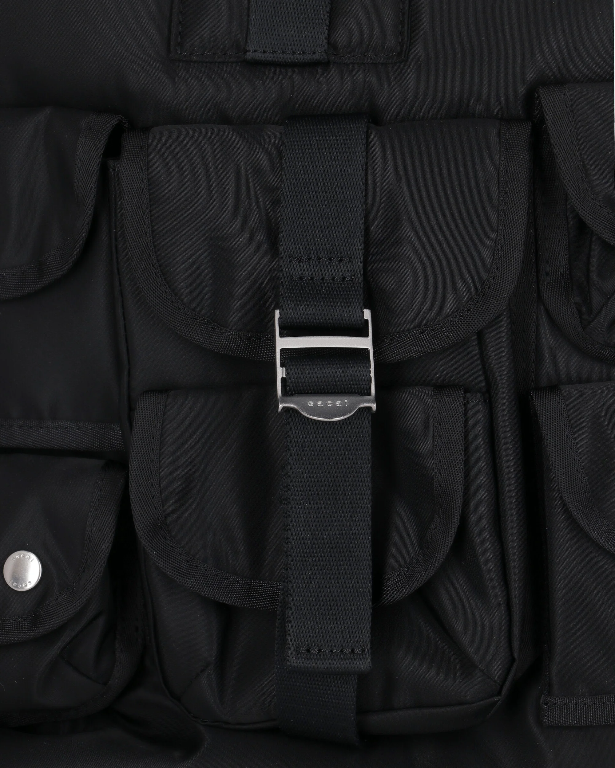 Nylon Tote Bag Black - Image 4