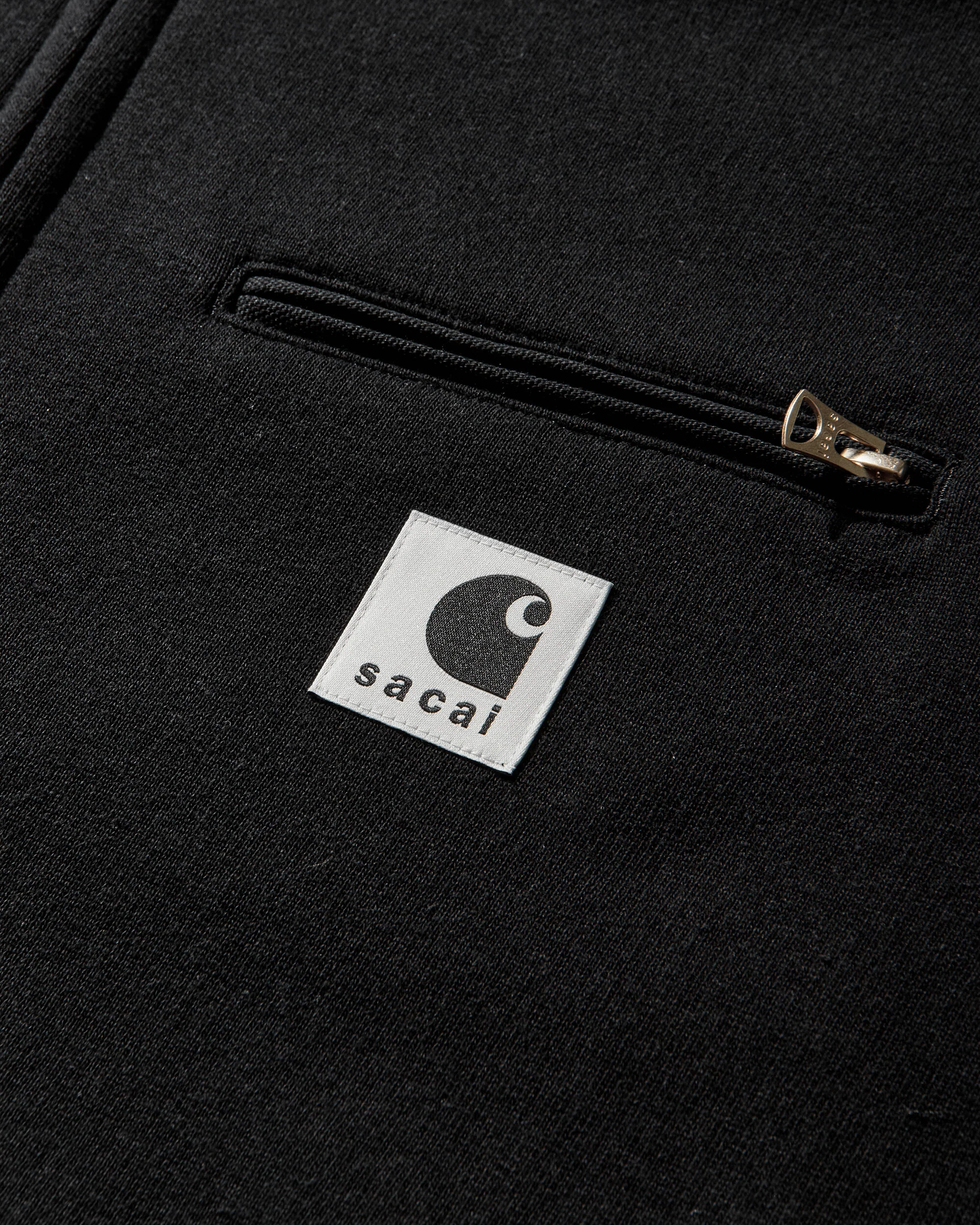 Carhartt WIP Cotton Jersey Hoodie Black - Image 3