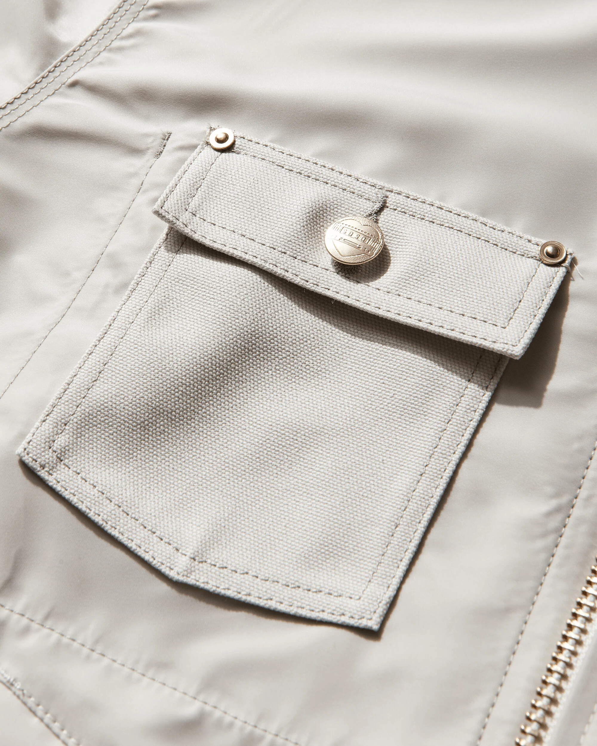 Carhartt WIP Nylon Twill x Duck Blouson Ivory - Image 4