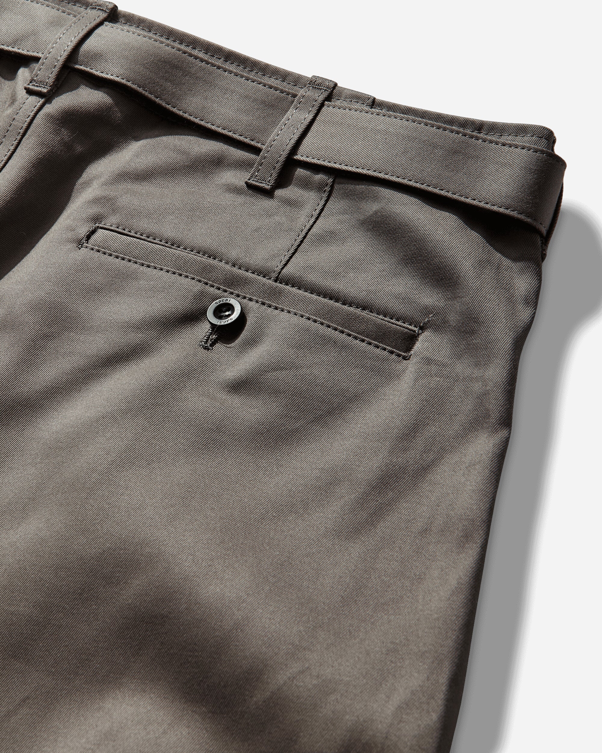 Men's Cotton Chino Pants Grey - Image 3