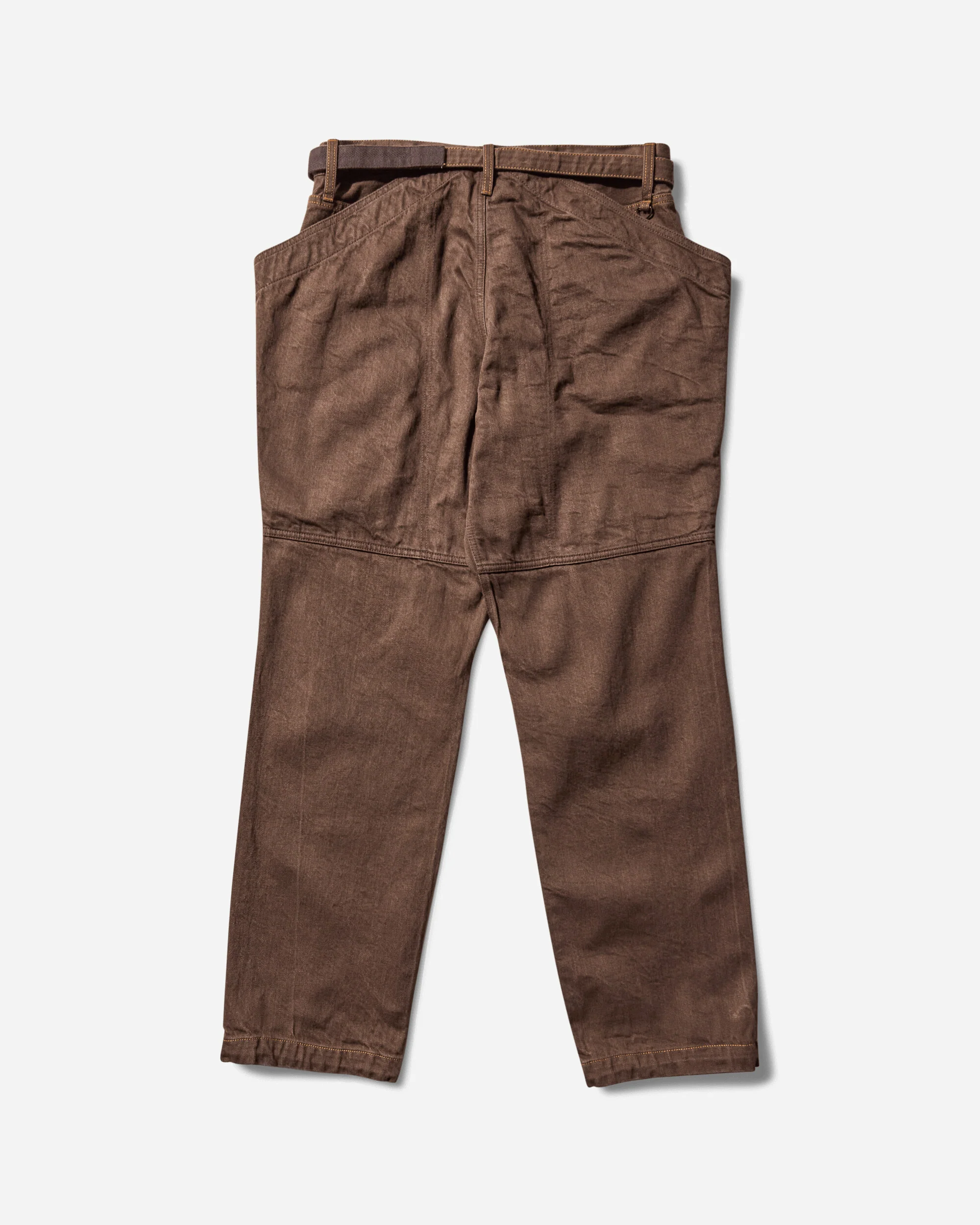 Men's Denim Pants Brown - Image 2
