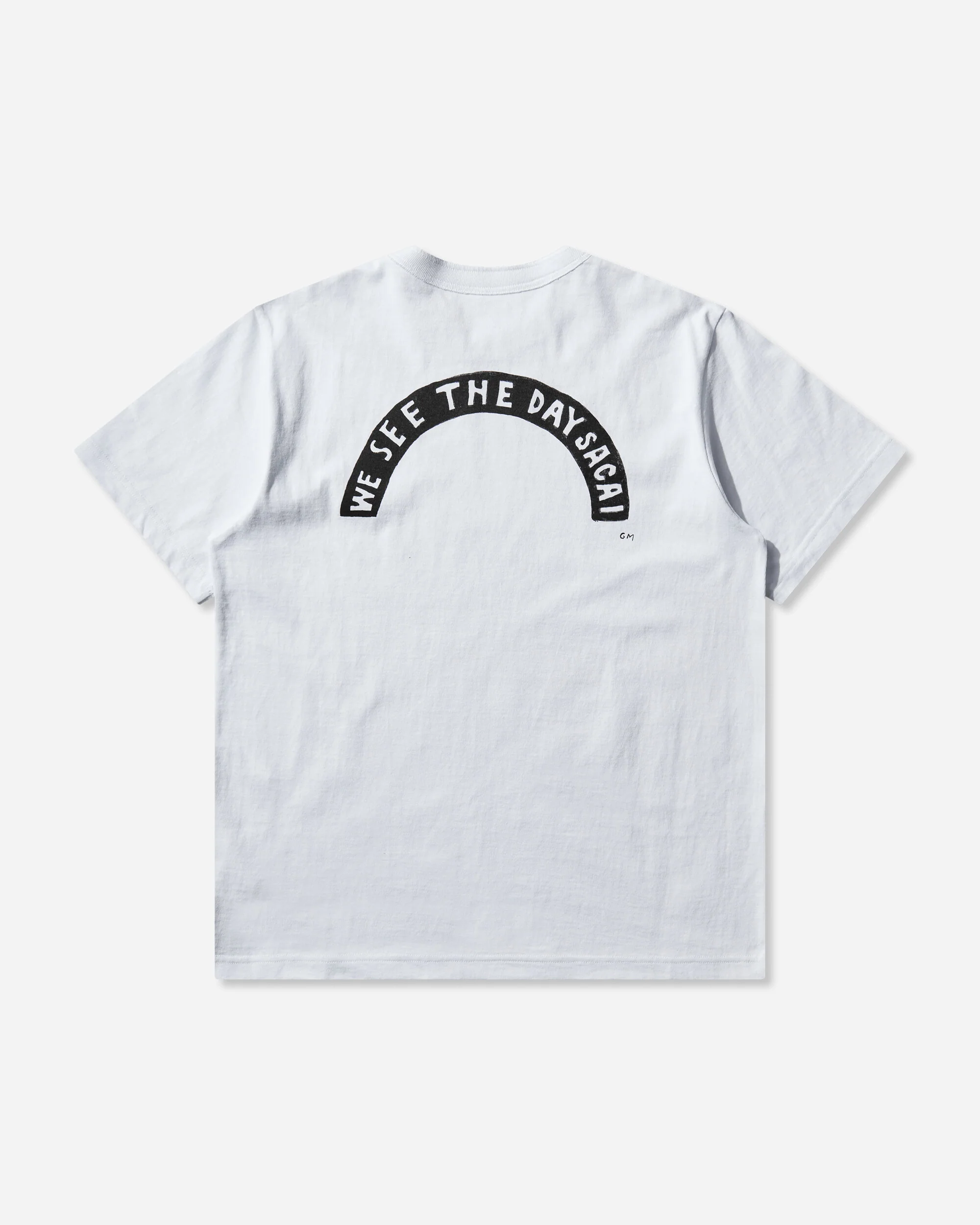 Men's geoff sacai Print T-Shirt White - Image 2