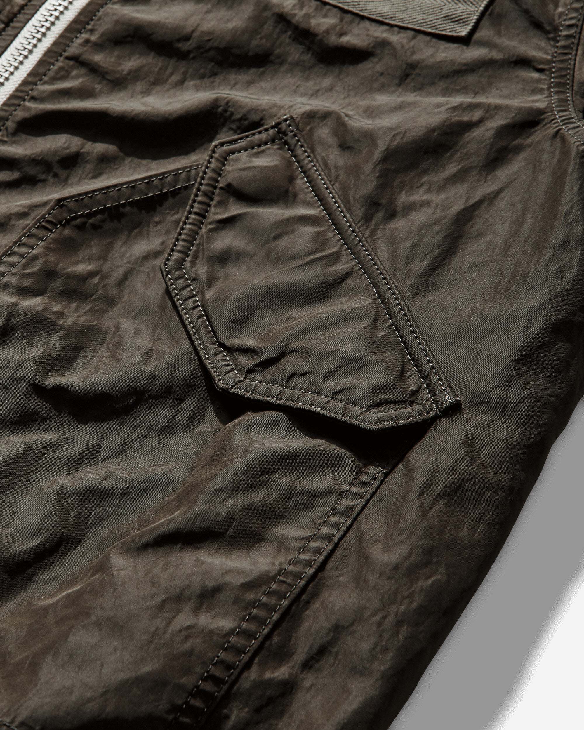 Men's Treated Nylon Twill Blouson Khaki - Image 3