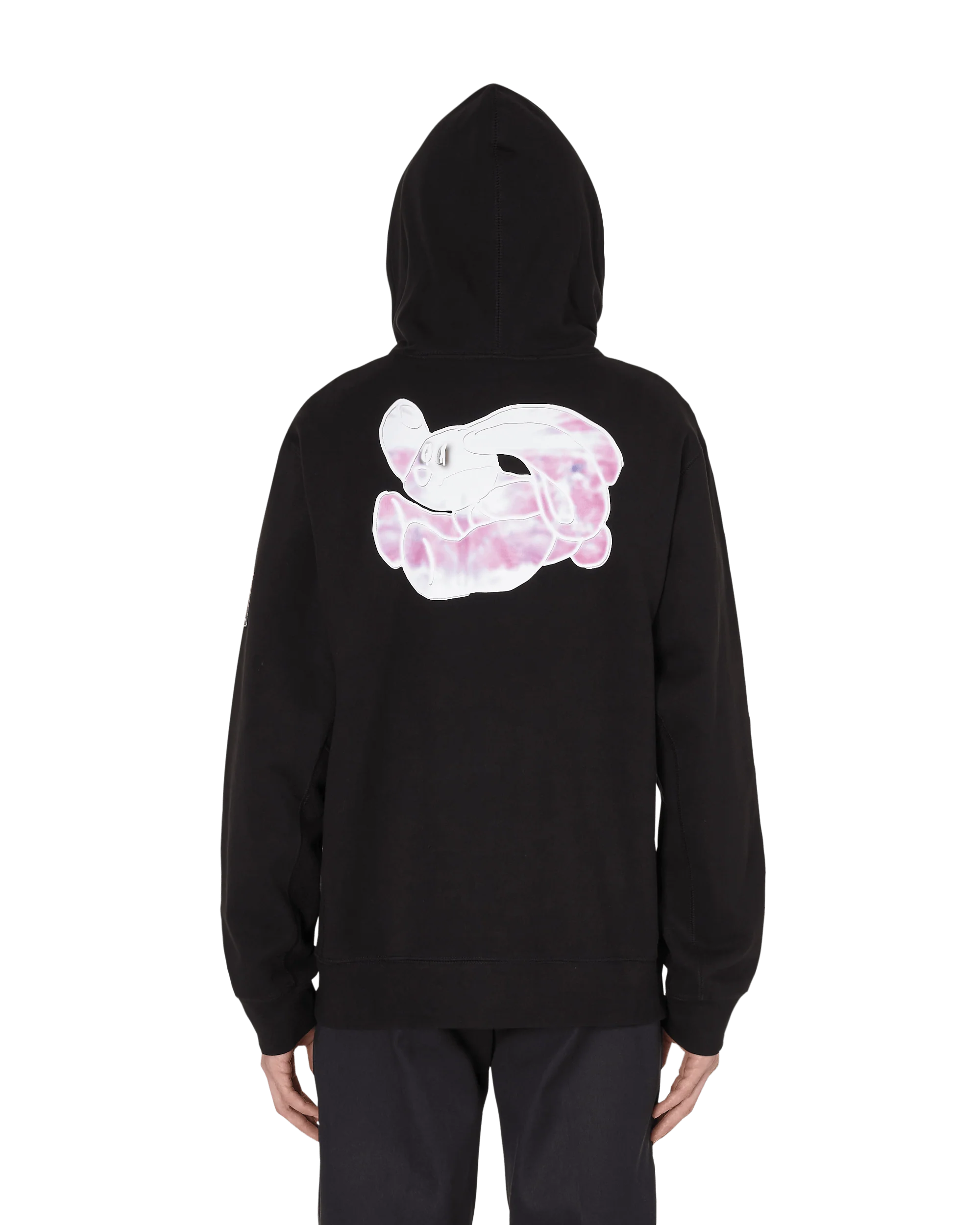Slam Jam Hooded Sweatshirt Black - Image 4
