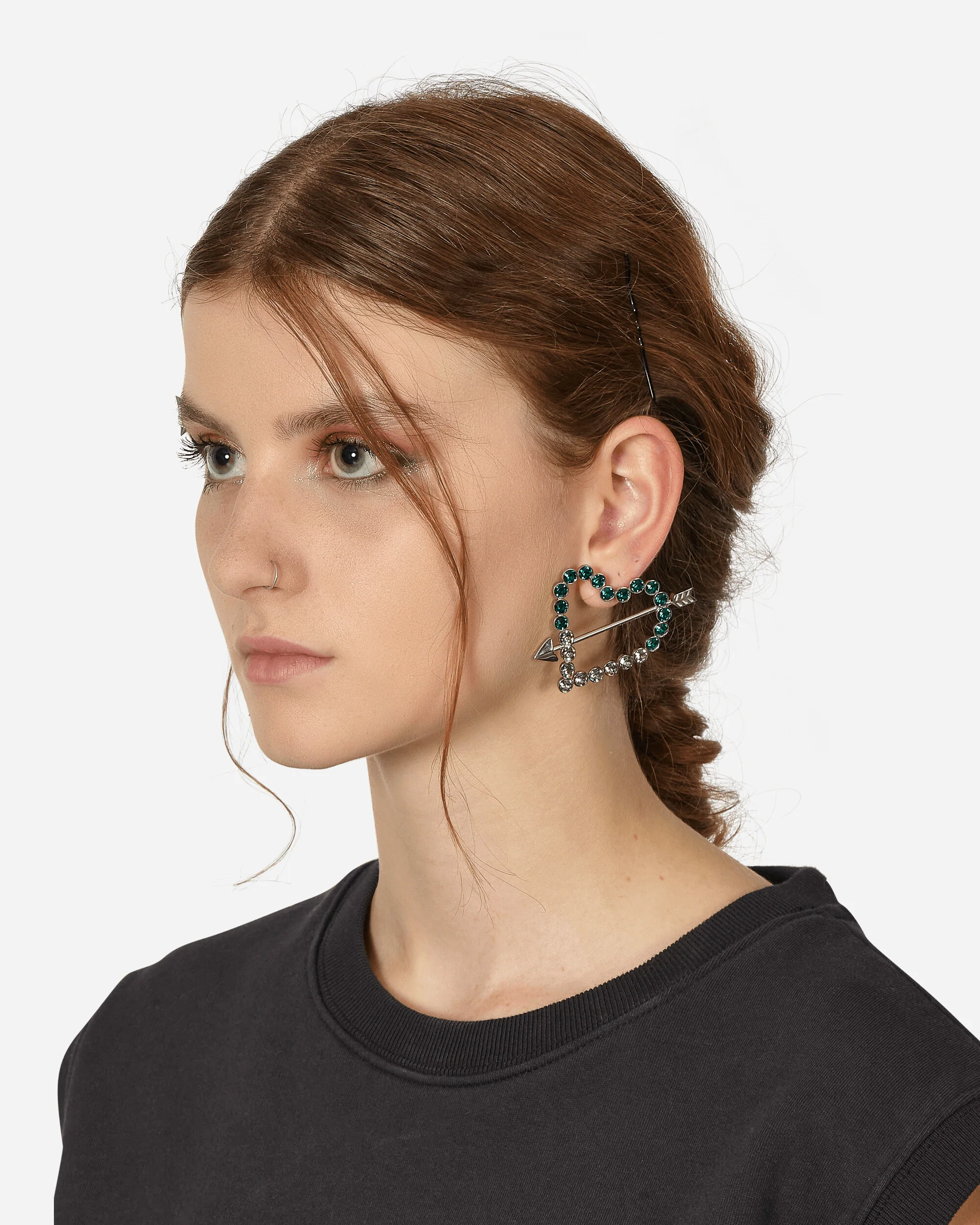 Cupido Earrings Crystal / Green - Image 5