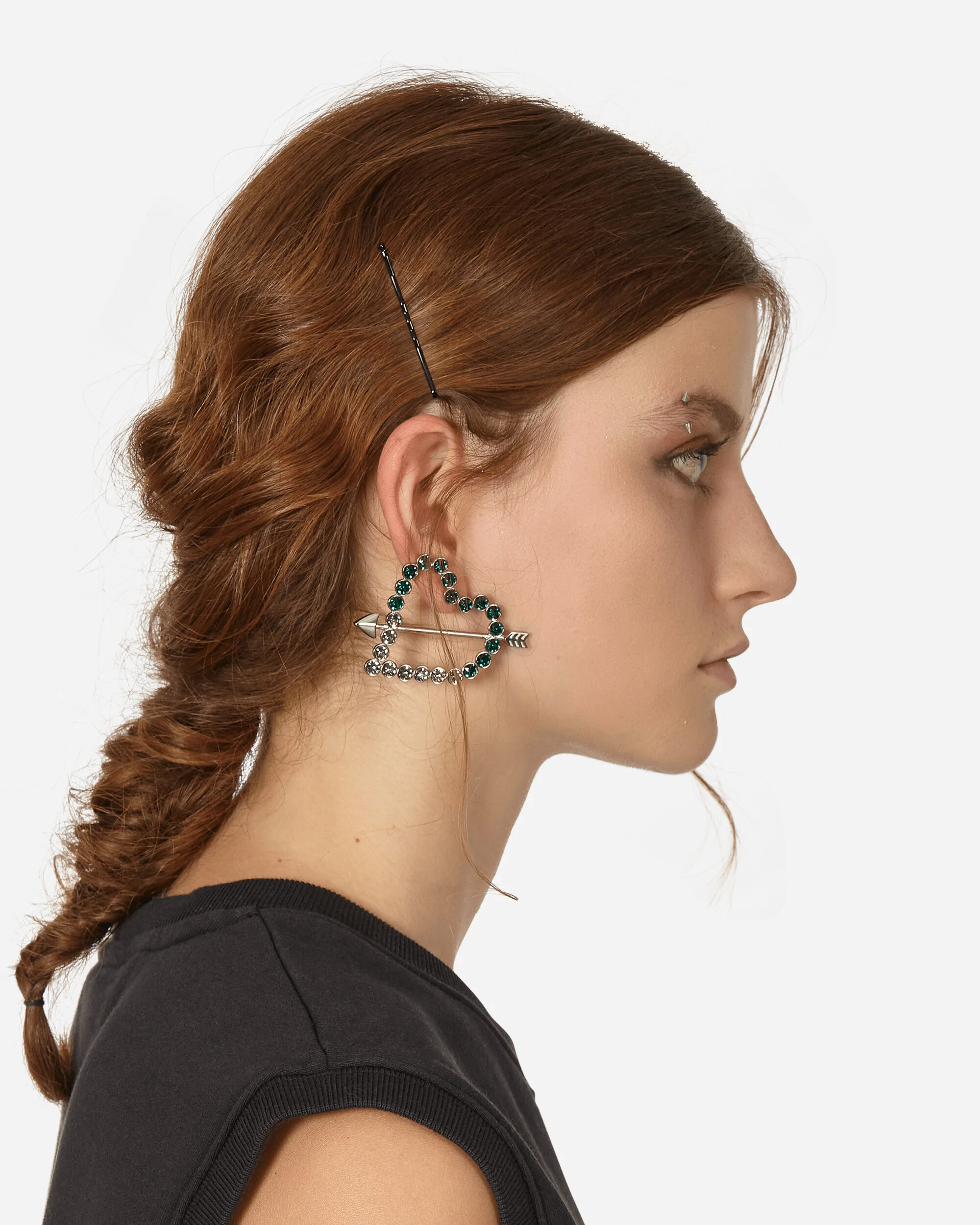 Cupido Earrings Crystal / Green - Image 6