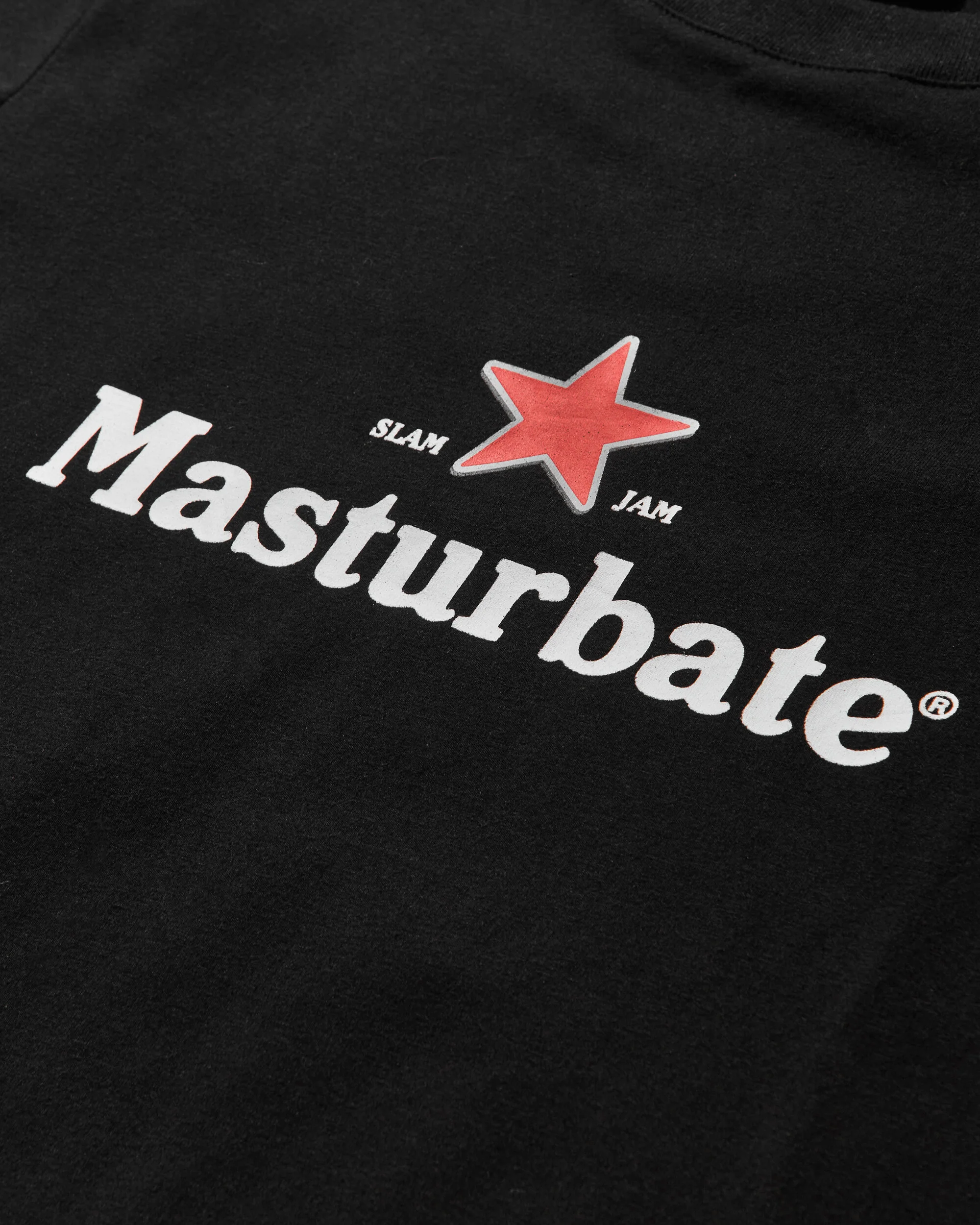 Slam Jam Masturbate T-Shirt Black - Image 3