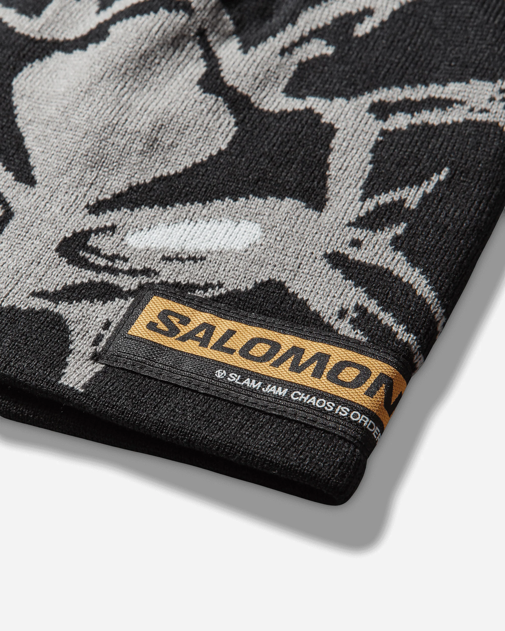 Slam Jam Beanie Deep Black / Castlerock - Image 4