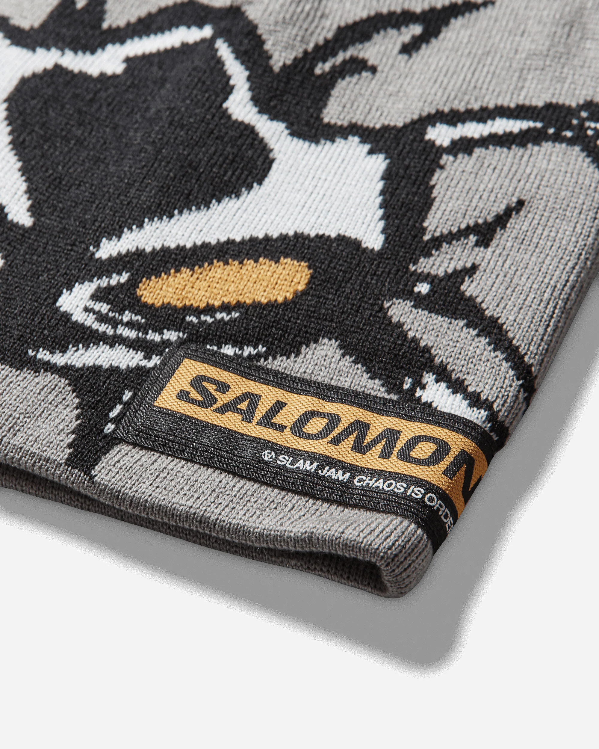 Slam Jam Beanie Castlerock / Deep Black - Image 4