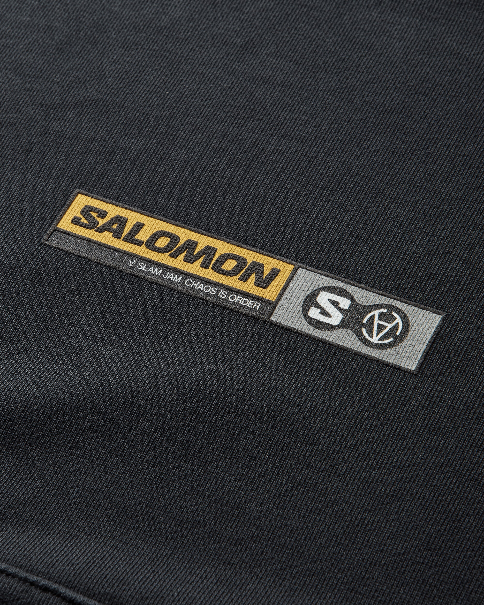Slam Jam Hoodie Deep Black / White - Image 4