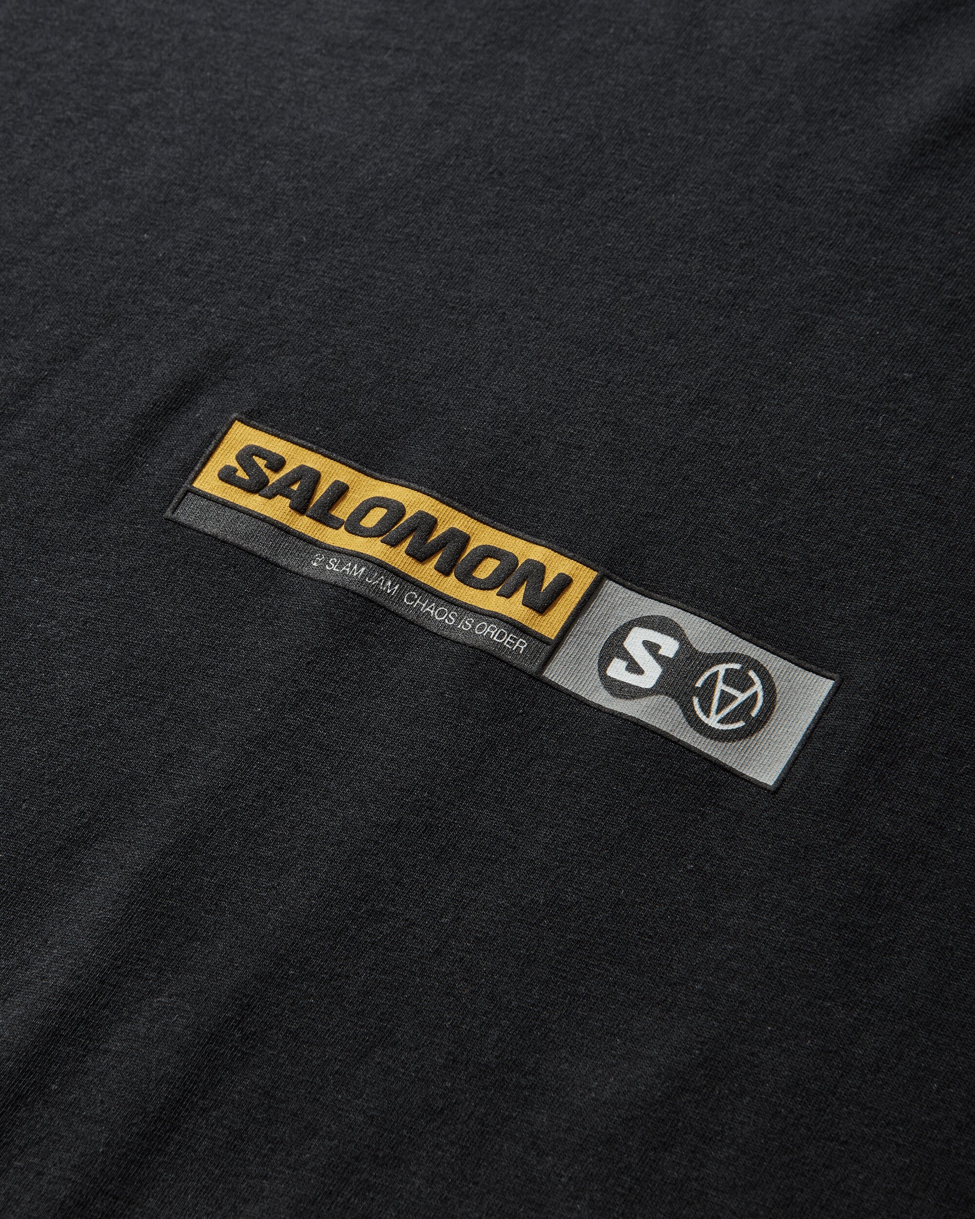 Slam Jam Longsleeve T-Shirt Deep Black / White - Image 4