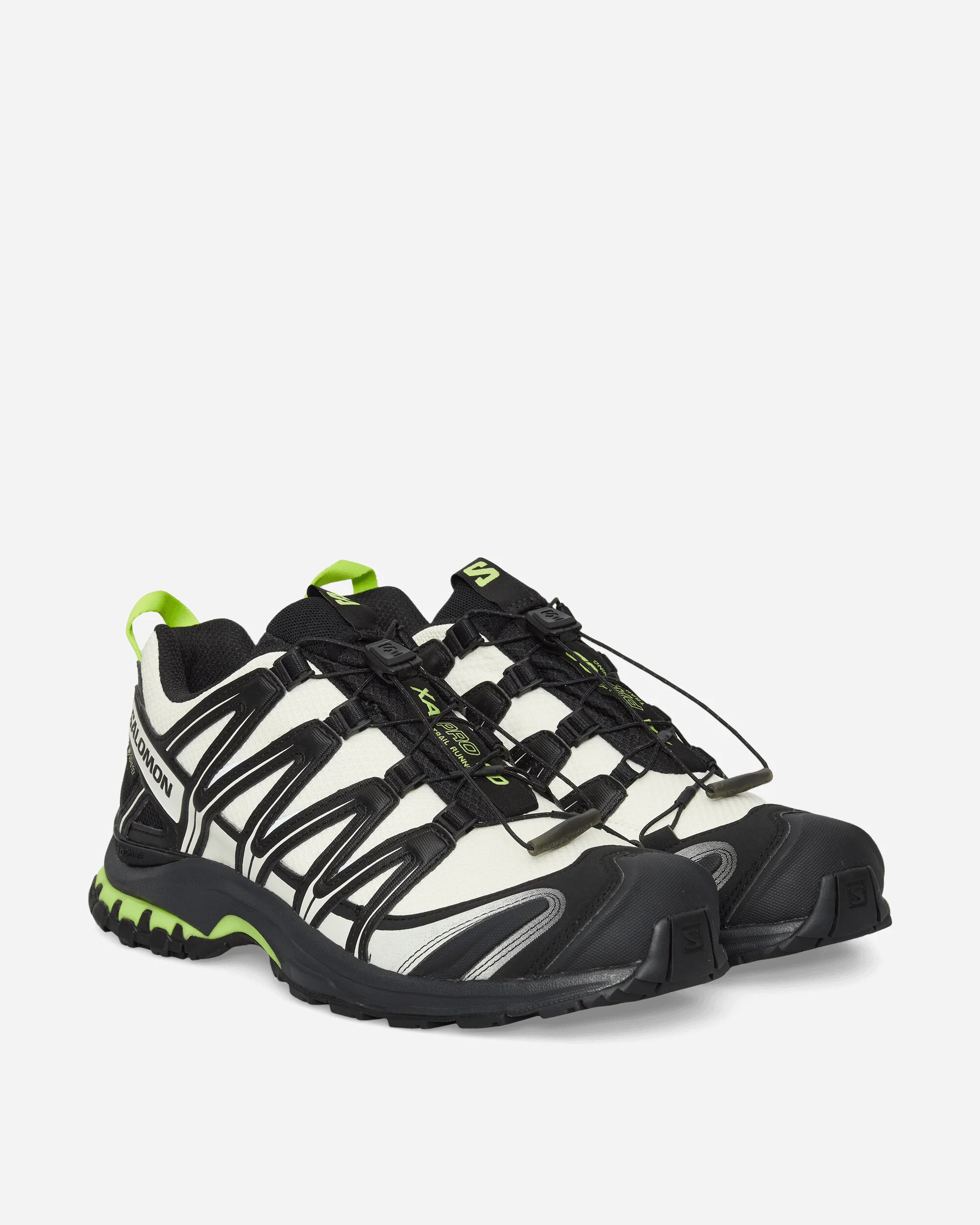 XA PRO 3D GORE-TEX Sneakers Vanilla / Black / Acid Lime - Image 2