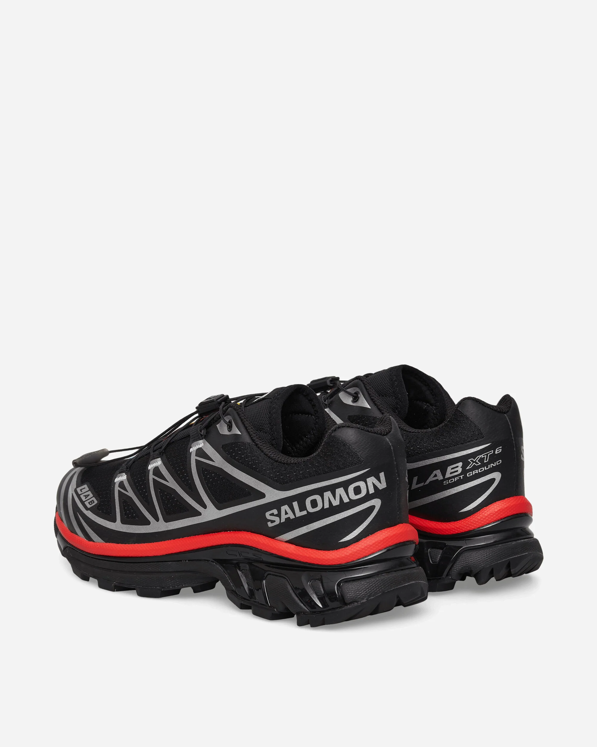 XT-6 Sneakers Black / Fiery Red / Silver - Image 4