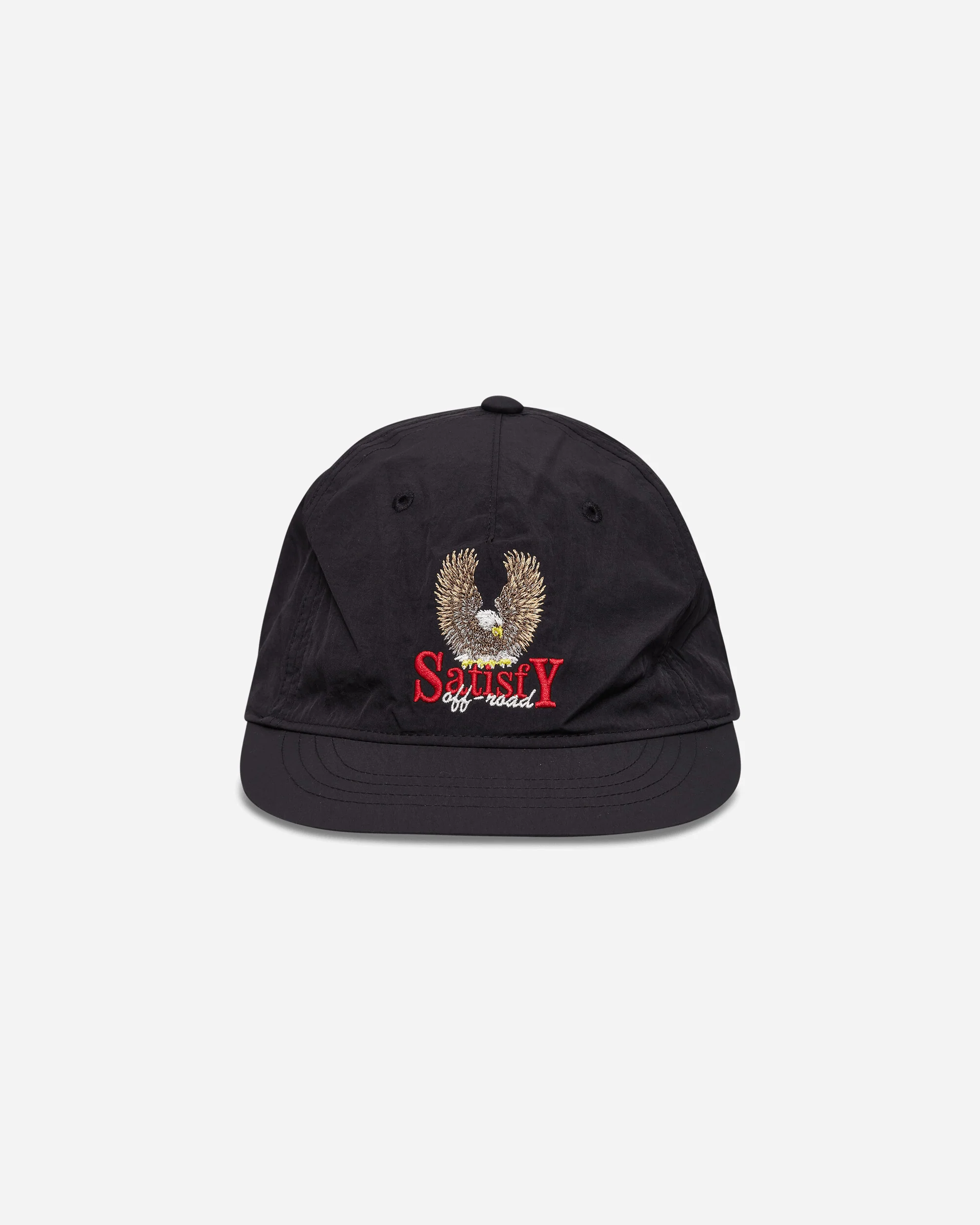 FliteSilk 5‑Panel Pinch Cap Black Eagle - Image 3