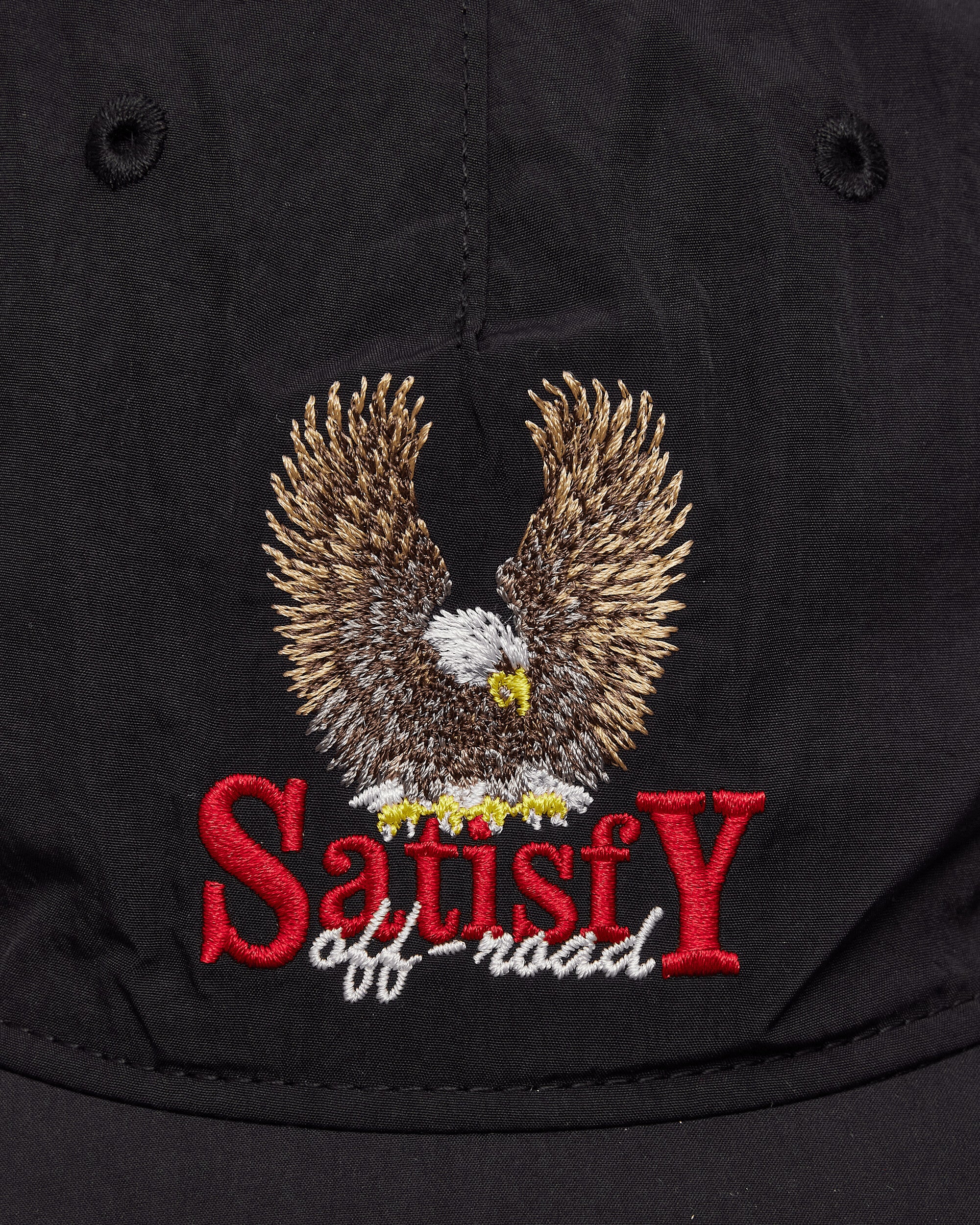 FliteSilk 5‑Panel Pinch Cap Black Eagle - Image 7