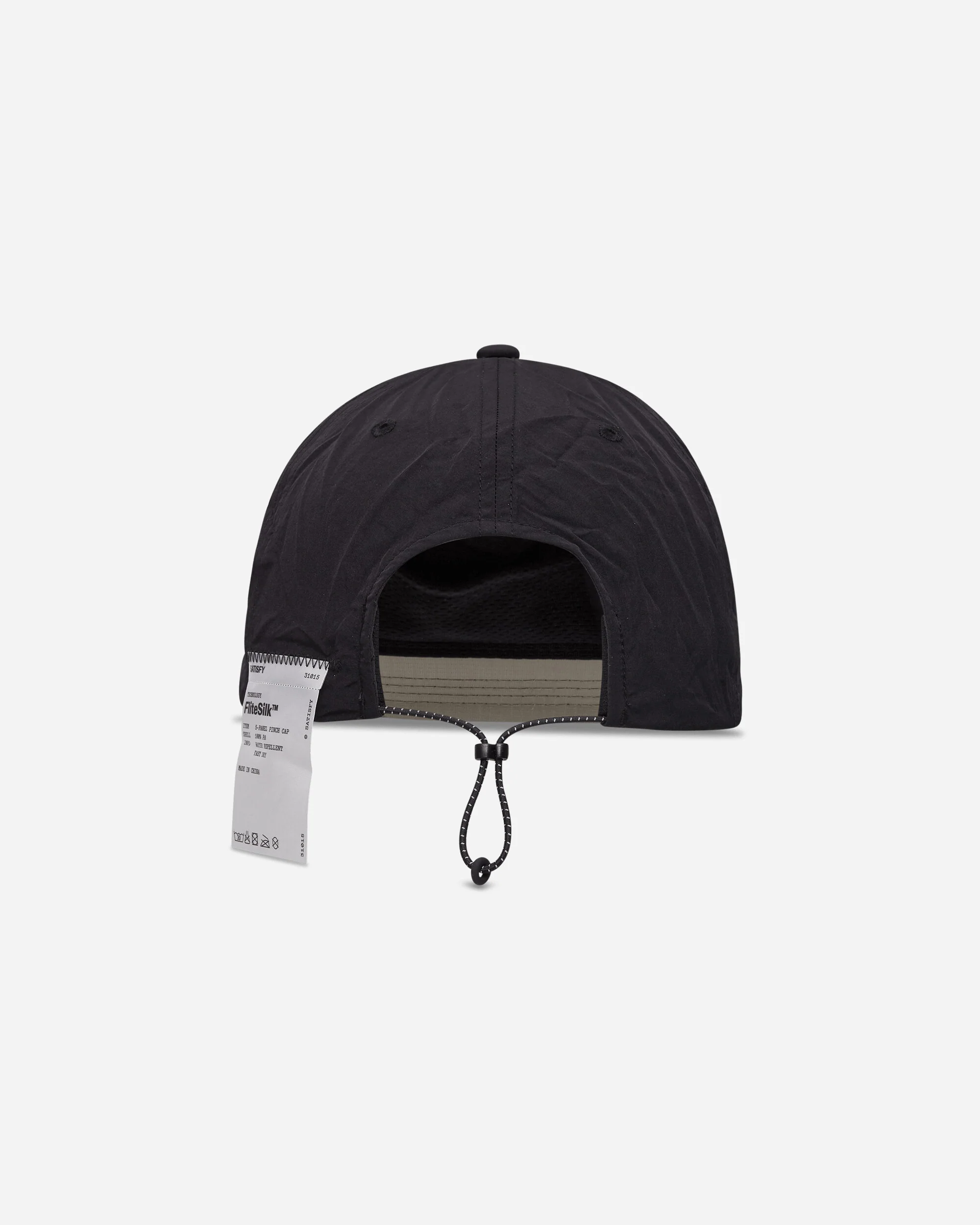 FliteSilk 5‑Panel Pinch Cap Black Off Road - Image 5