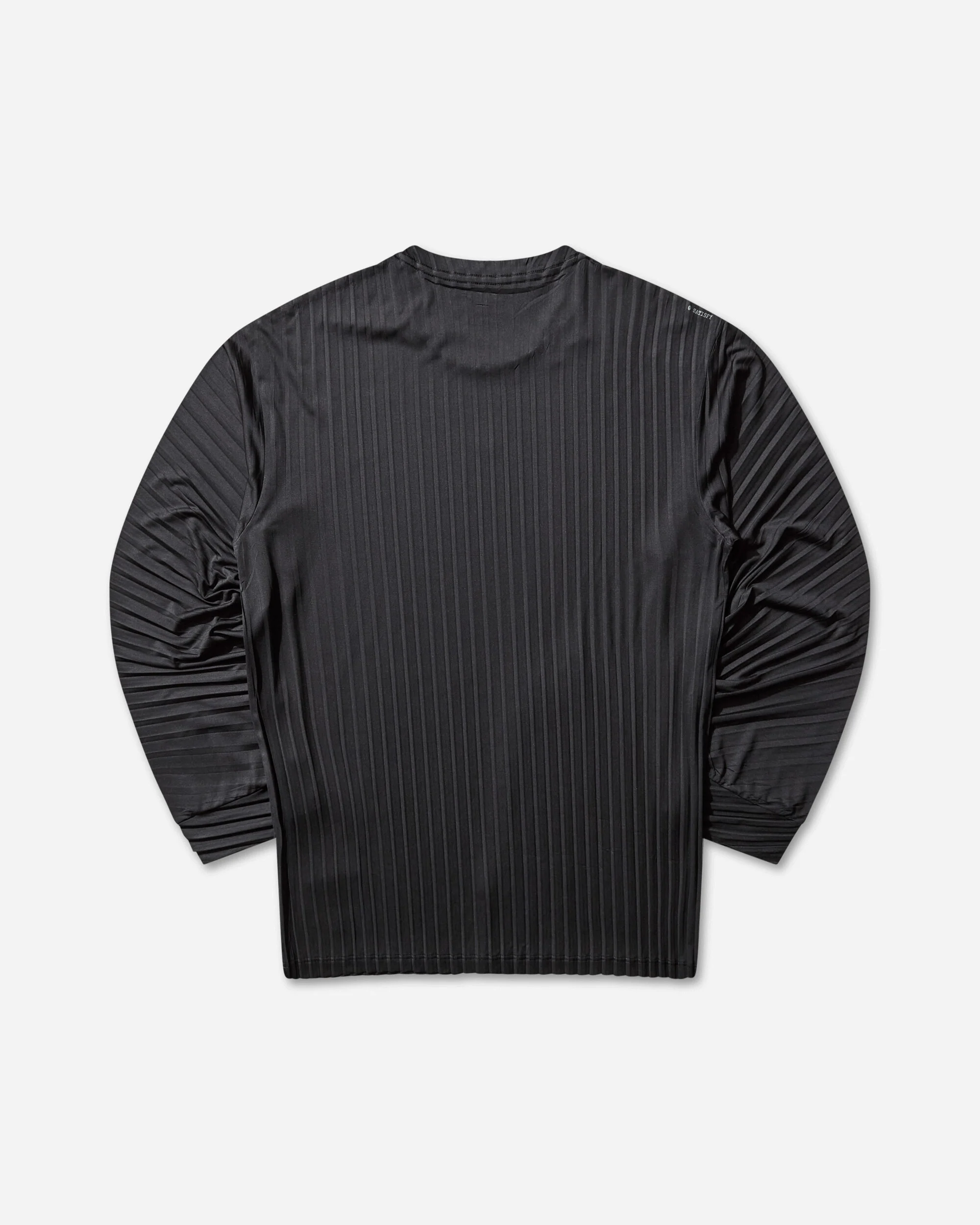 Men's AuraLite Pleated Long T-Shirt Black - Image 2