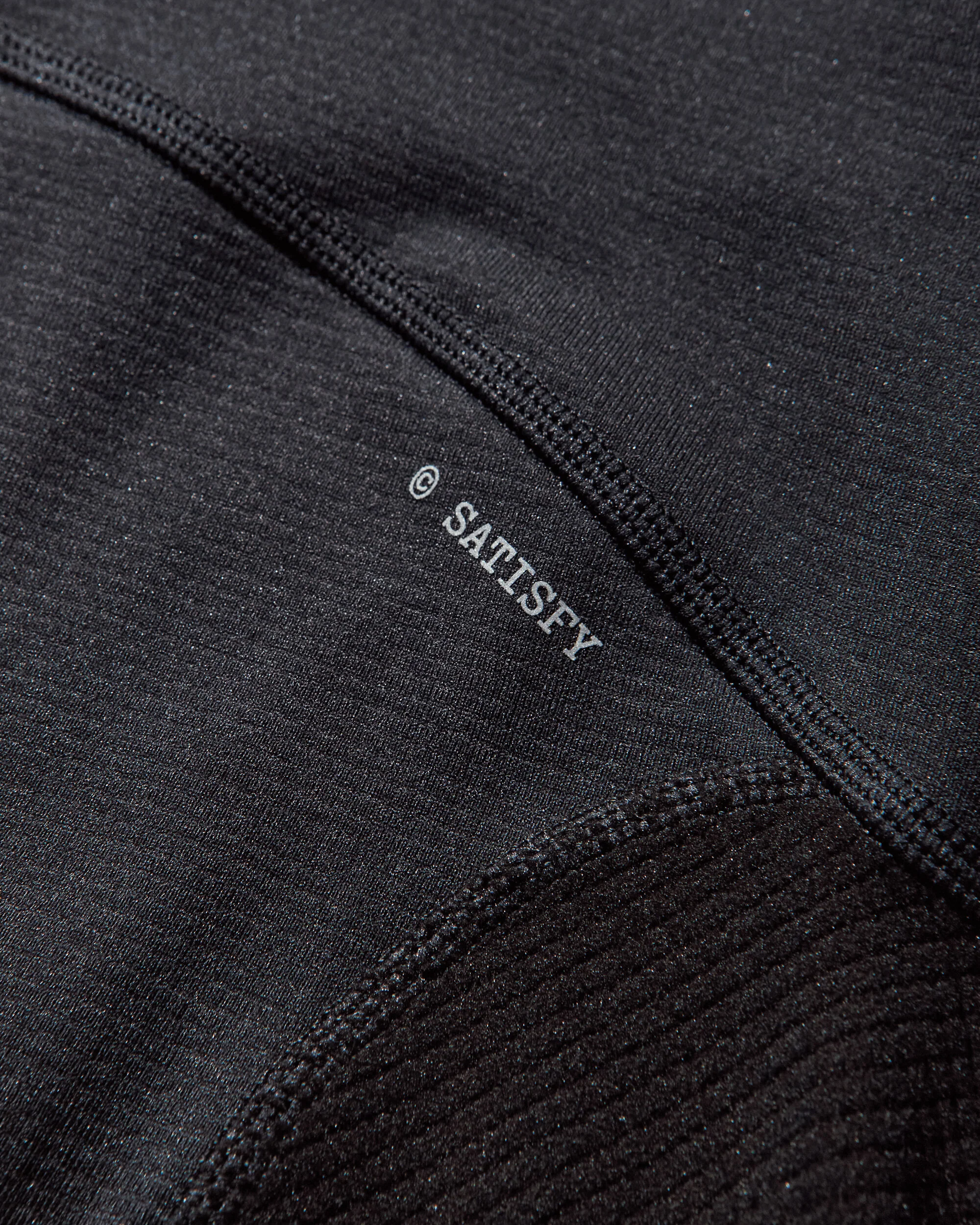 Men's FuzzFleece Half‑Zip Sweatshirt Black - Image 3