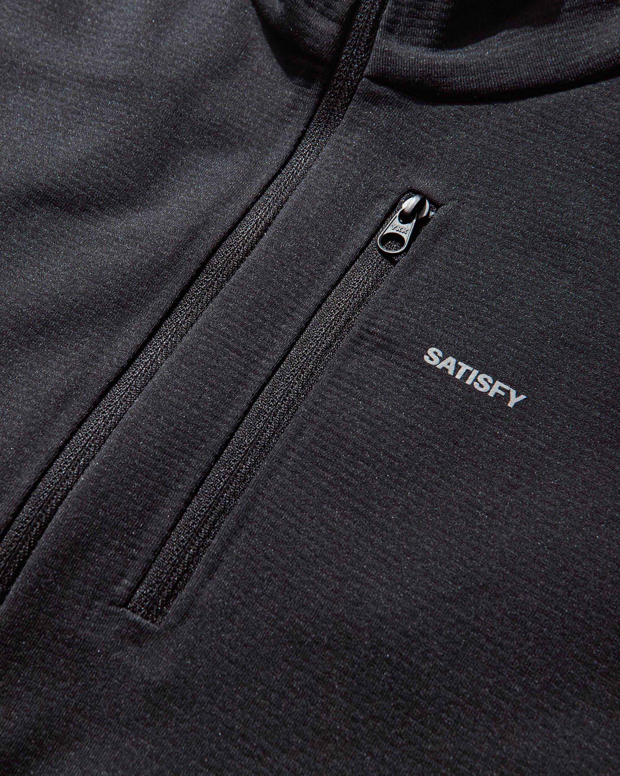 Men's FuzzFleece Half‑Zip Sweatshirt Black - Image 4