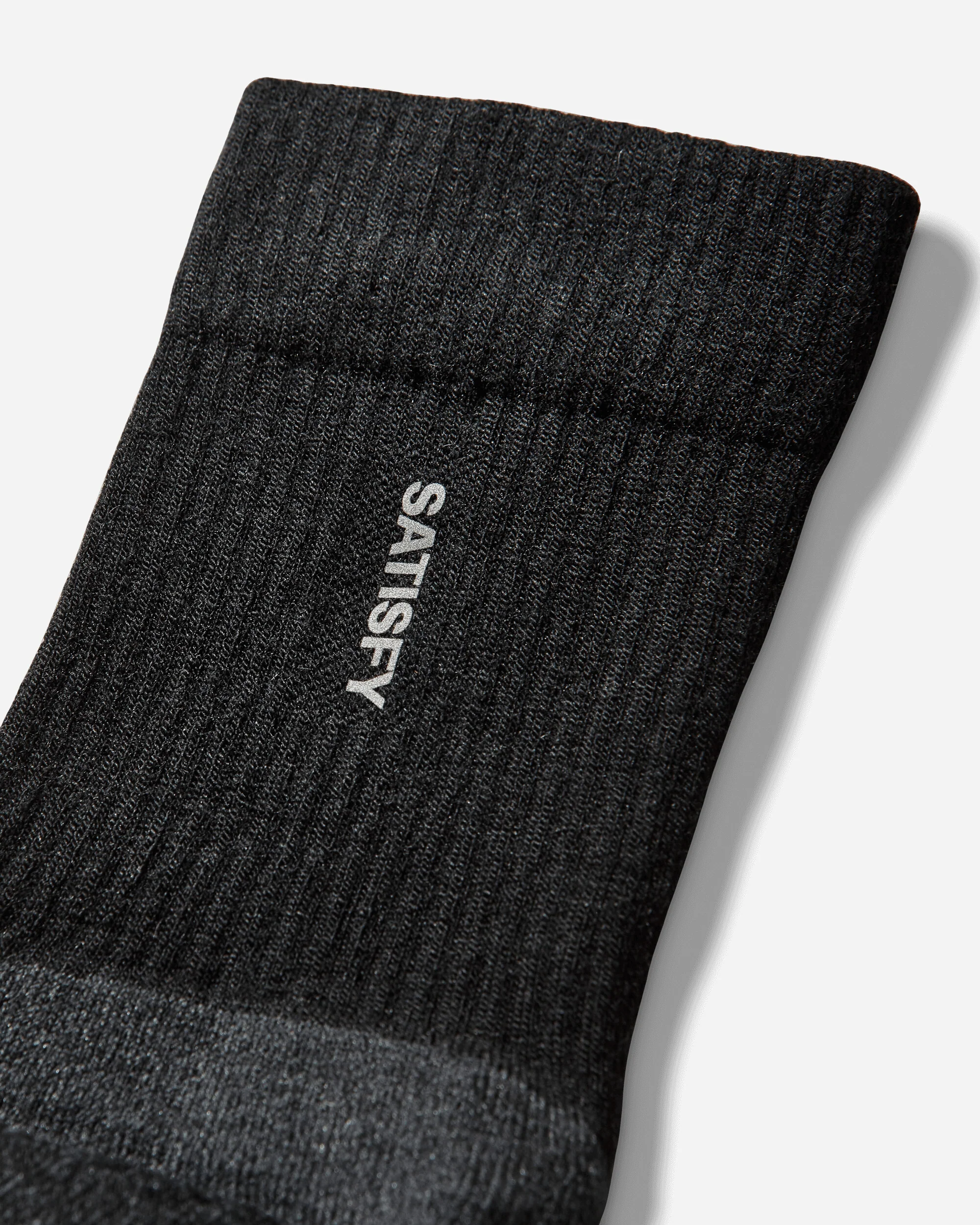Merino Nylon Tube Socks Black - Image 3