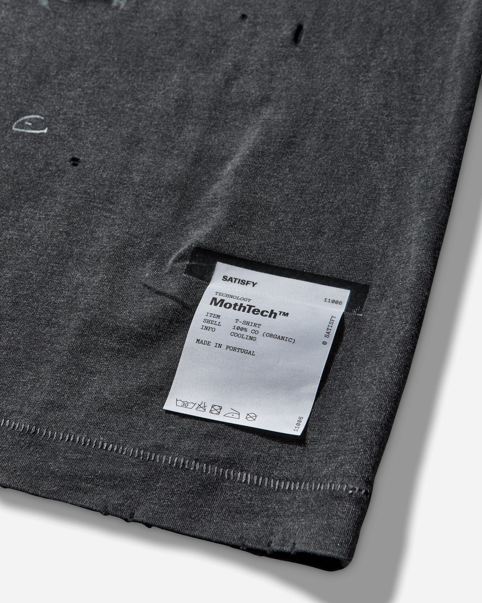 Men's MothTech T-Shirt Aged Black - Image 3