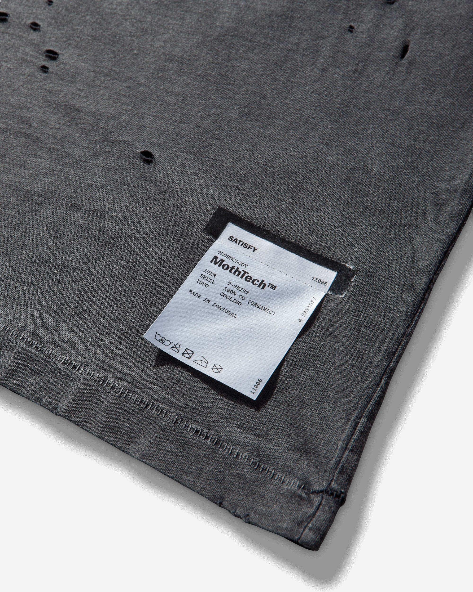 Men's MothTech T-Shirt Aged Black - Image 4