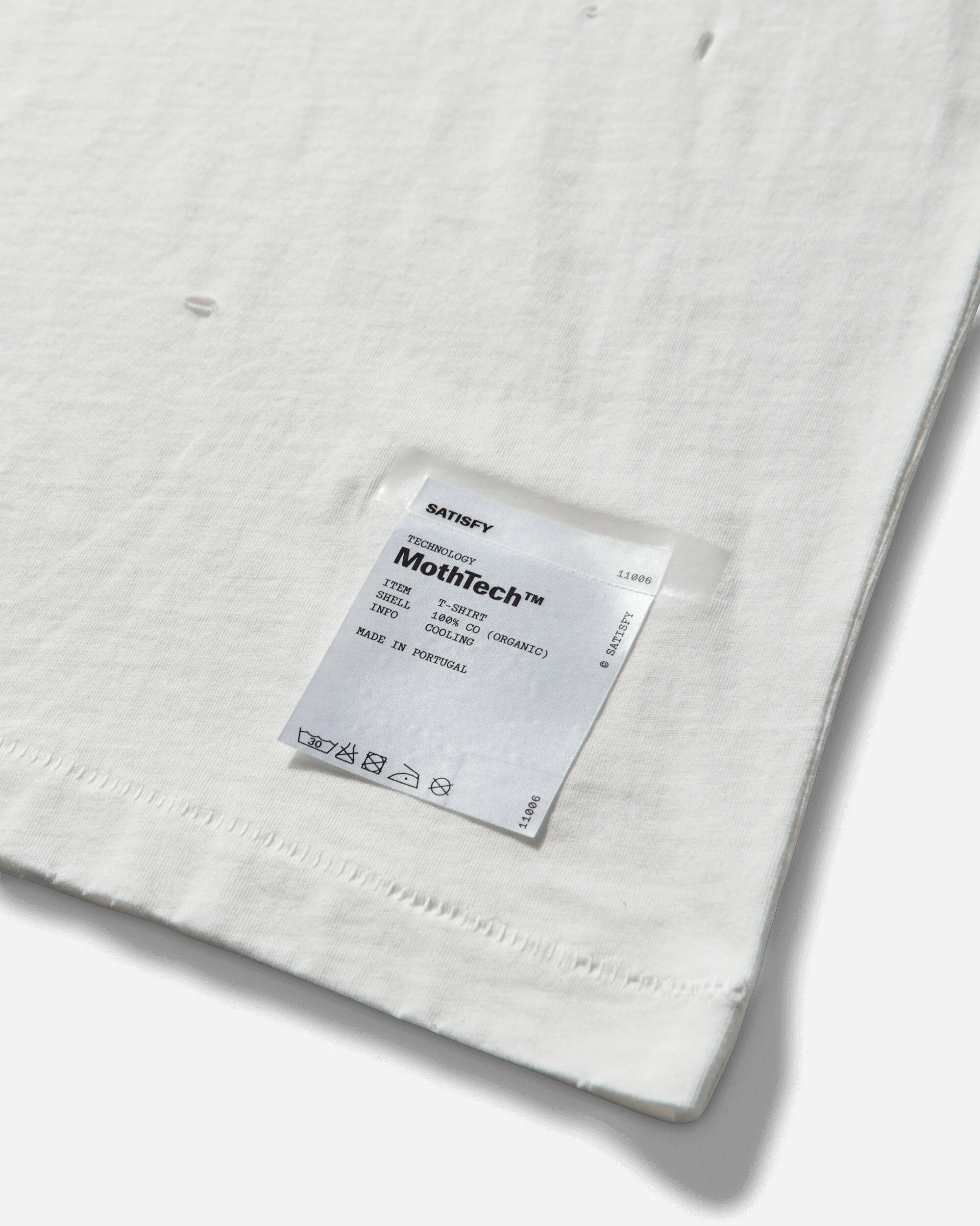 Men's MothTech T-Shirt Off White - Image 4