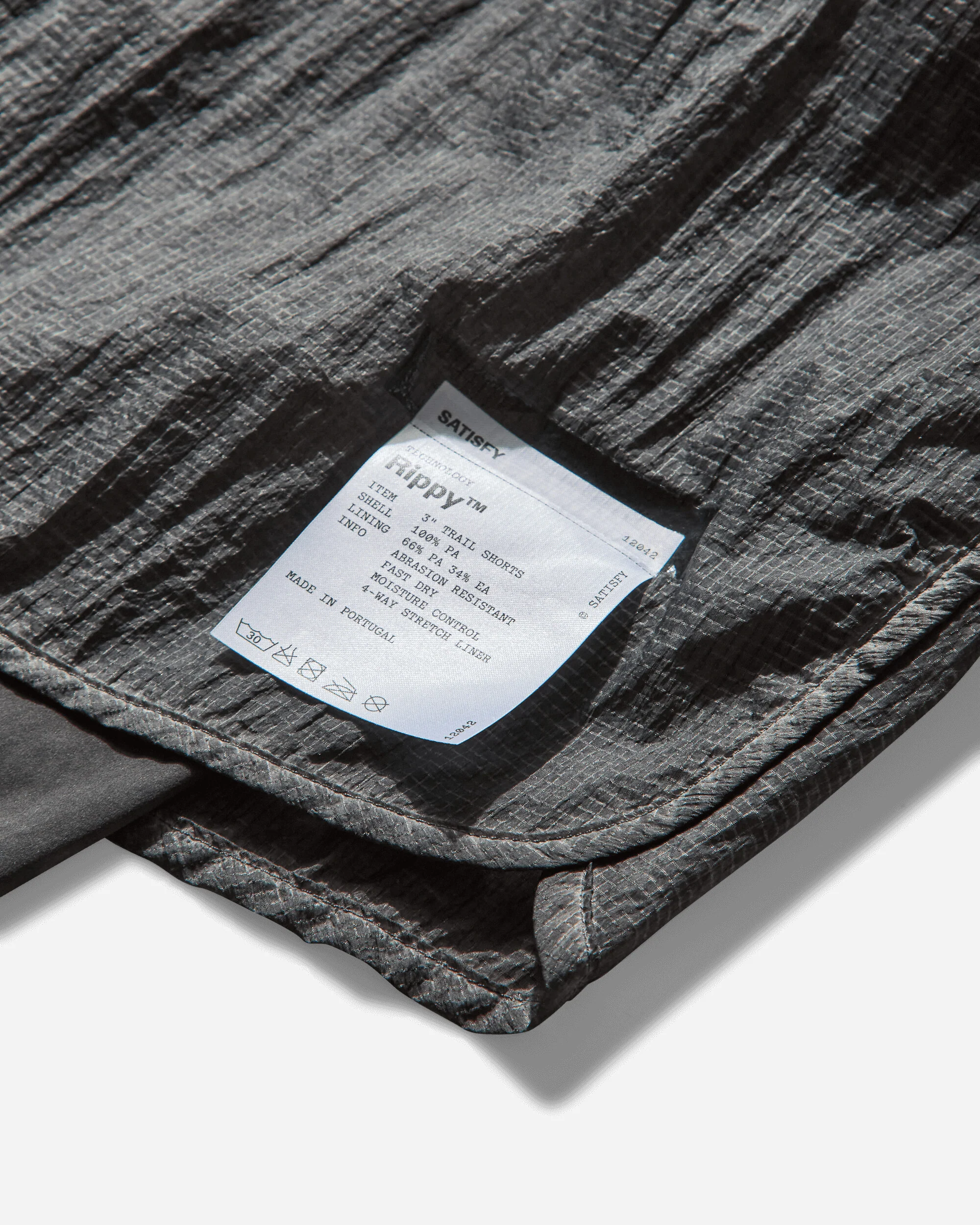 Men's Rippy 3in Trail Shorts Aged Black - Image 3