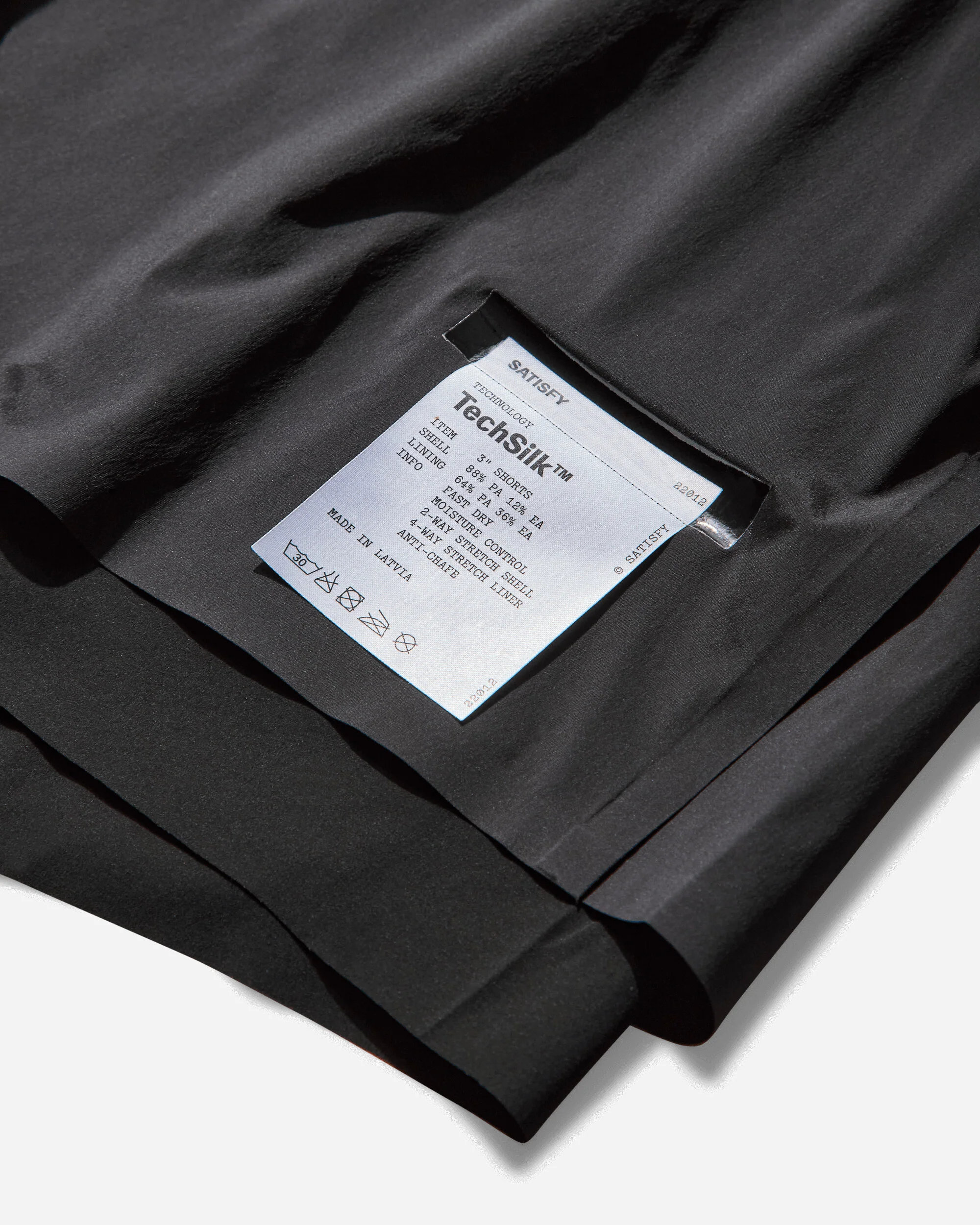 Women's TechSilk 3in Shorts Black - Image 3