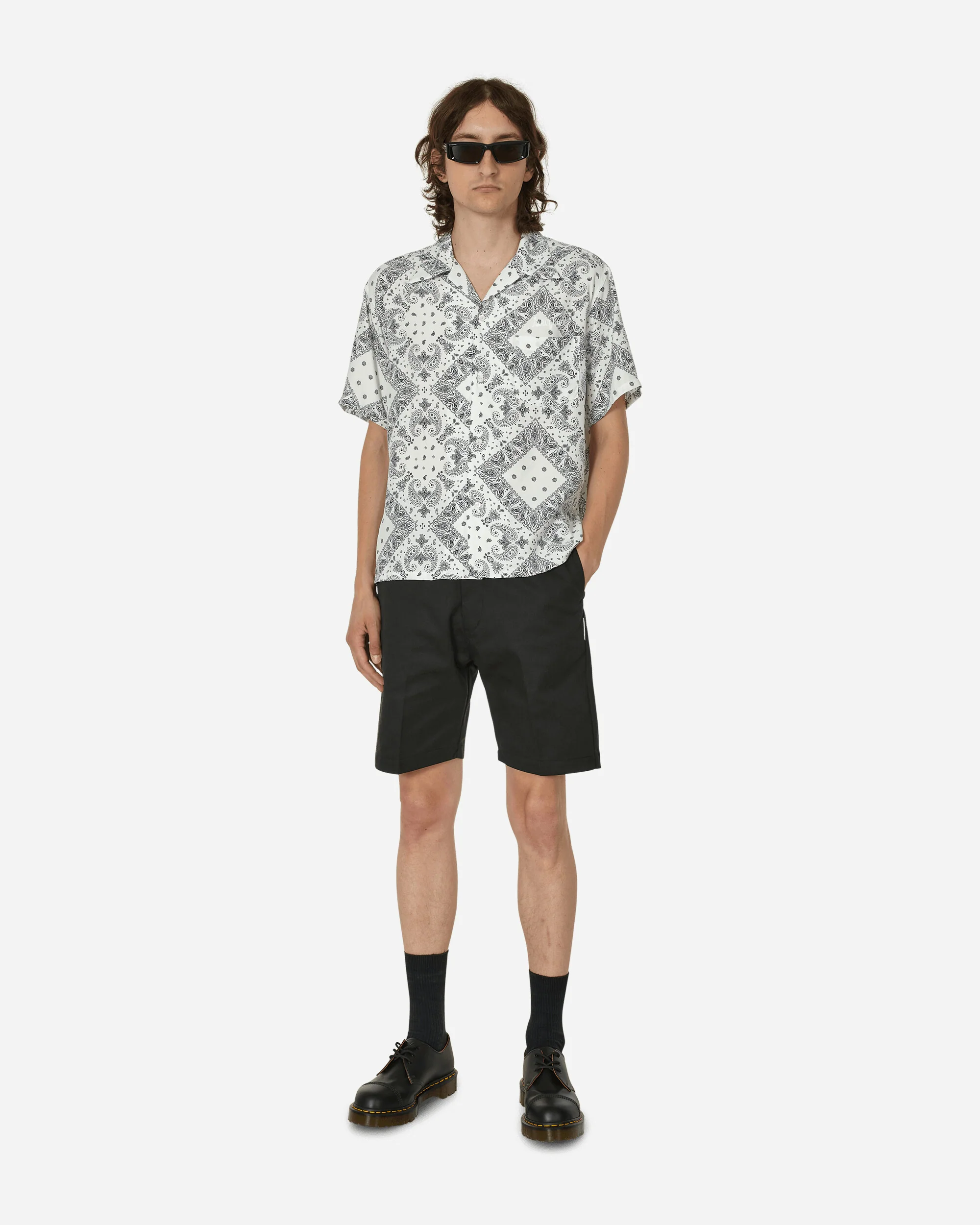 Open Collar Shirt White - Image 4