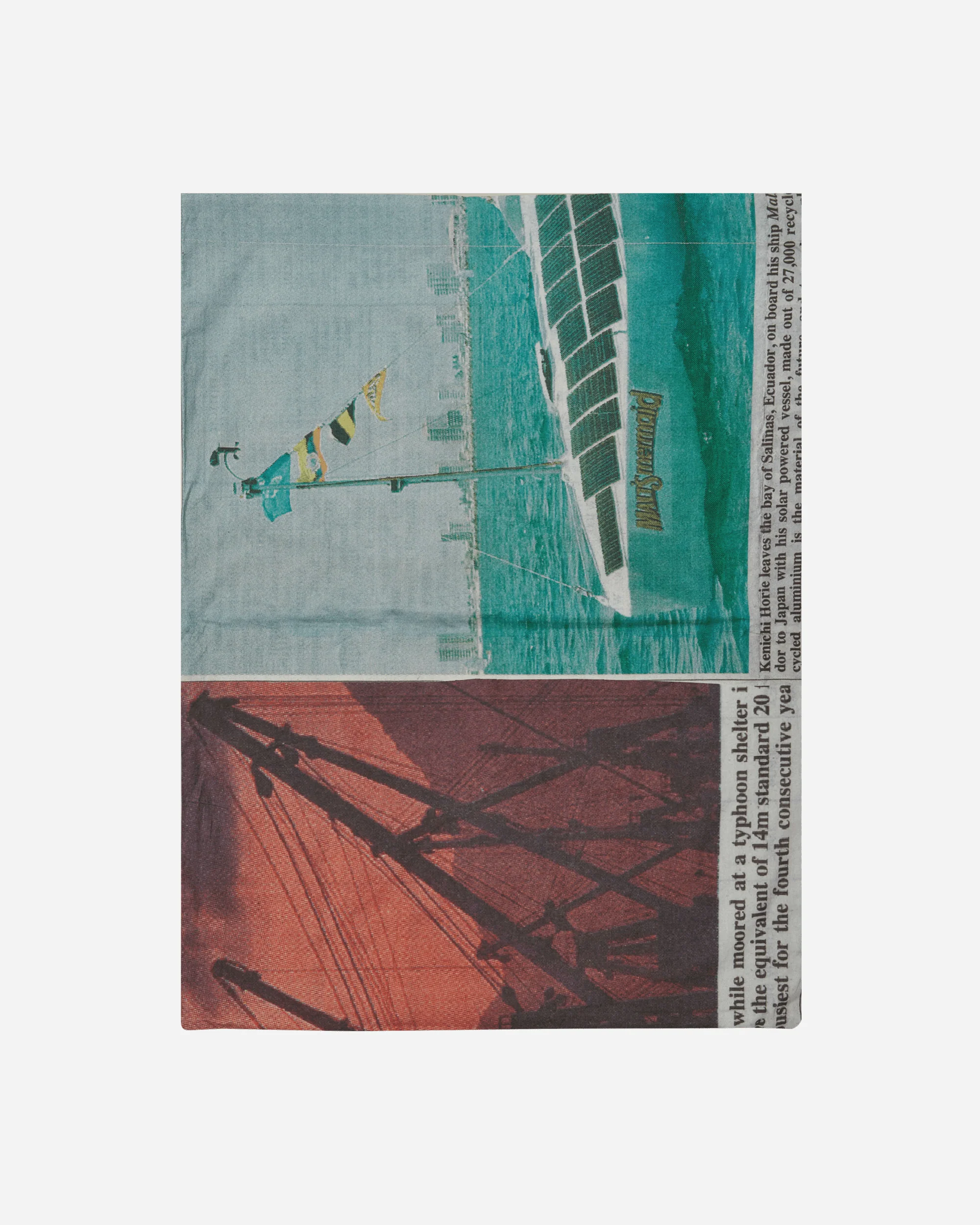 Newspaper Cut Bedsheets Multicolor - Image 4