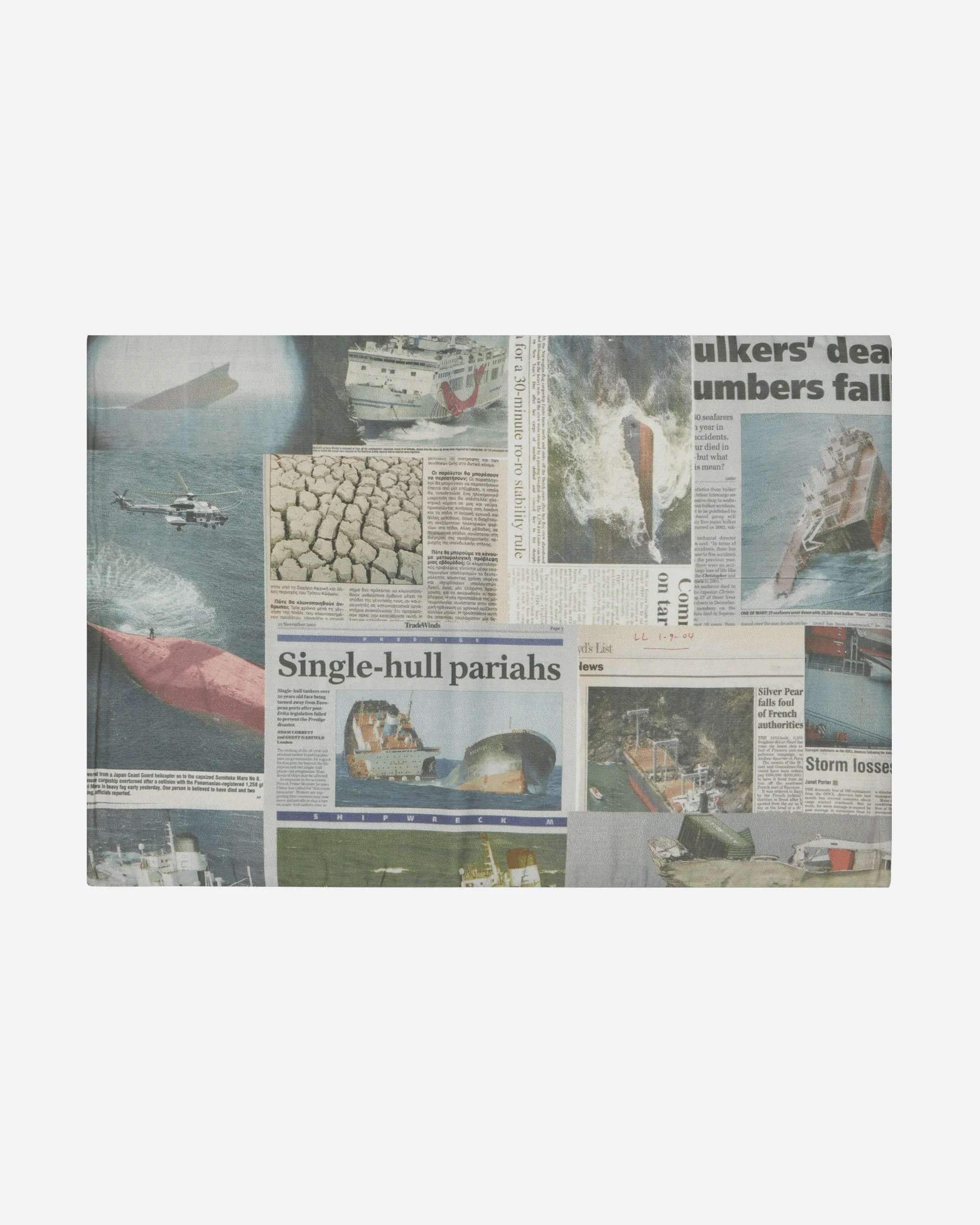 Newspaper Cut Place Mat Multicolor - Image 2