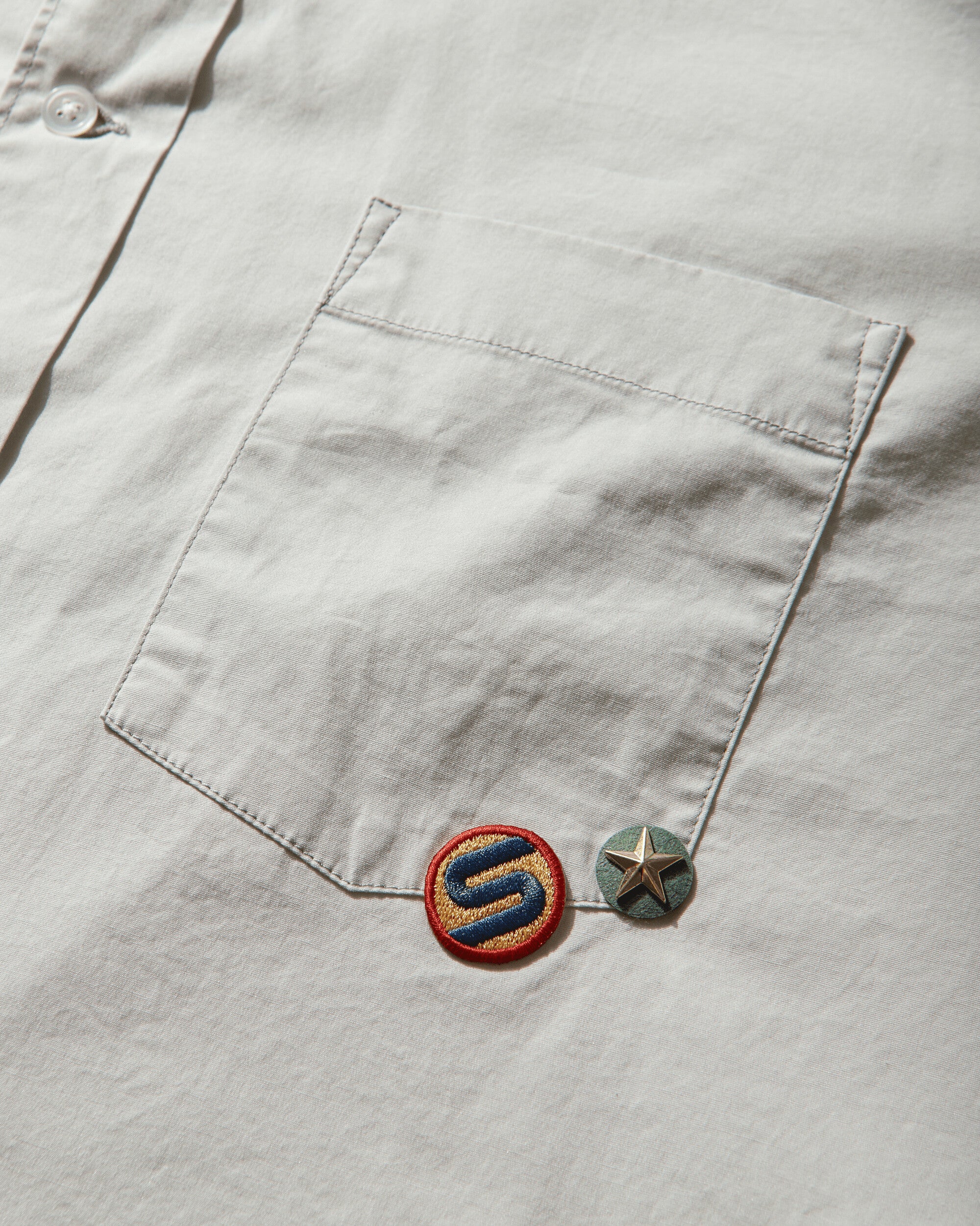Men's Camp Shirt Off White - Image 3