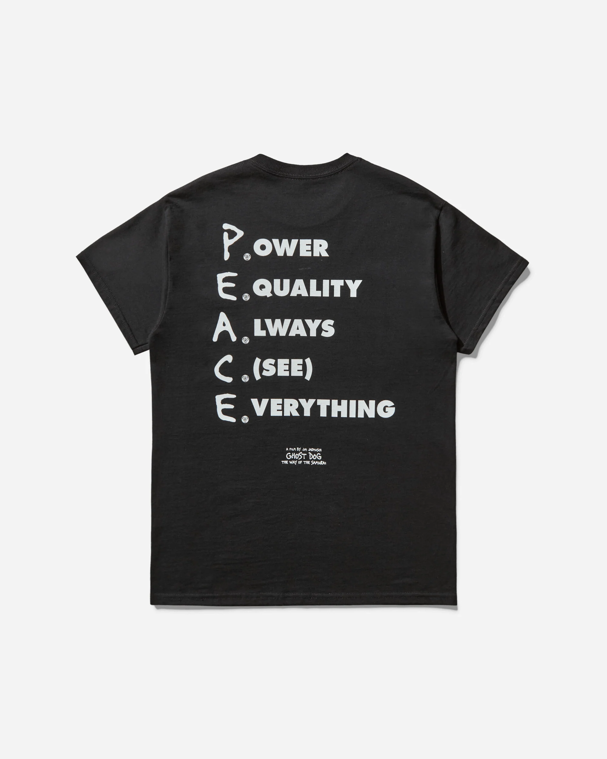 Men's Ghost Dog P.E.A.C.E. T-Shirt Black - Image 2