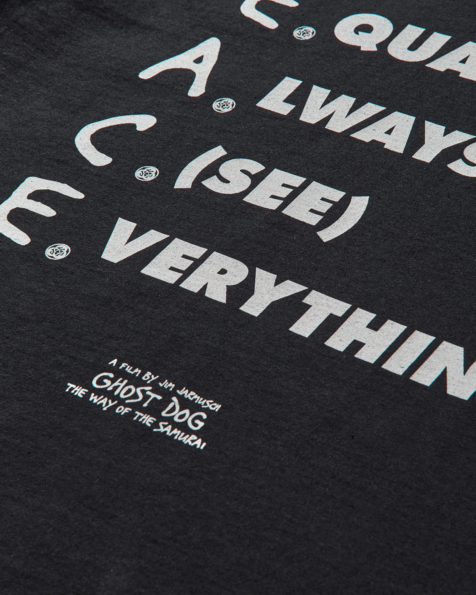 Men's Ghost Dog P.E.A.C.E. T-Shirt Black - Image 4