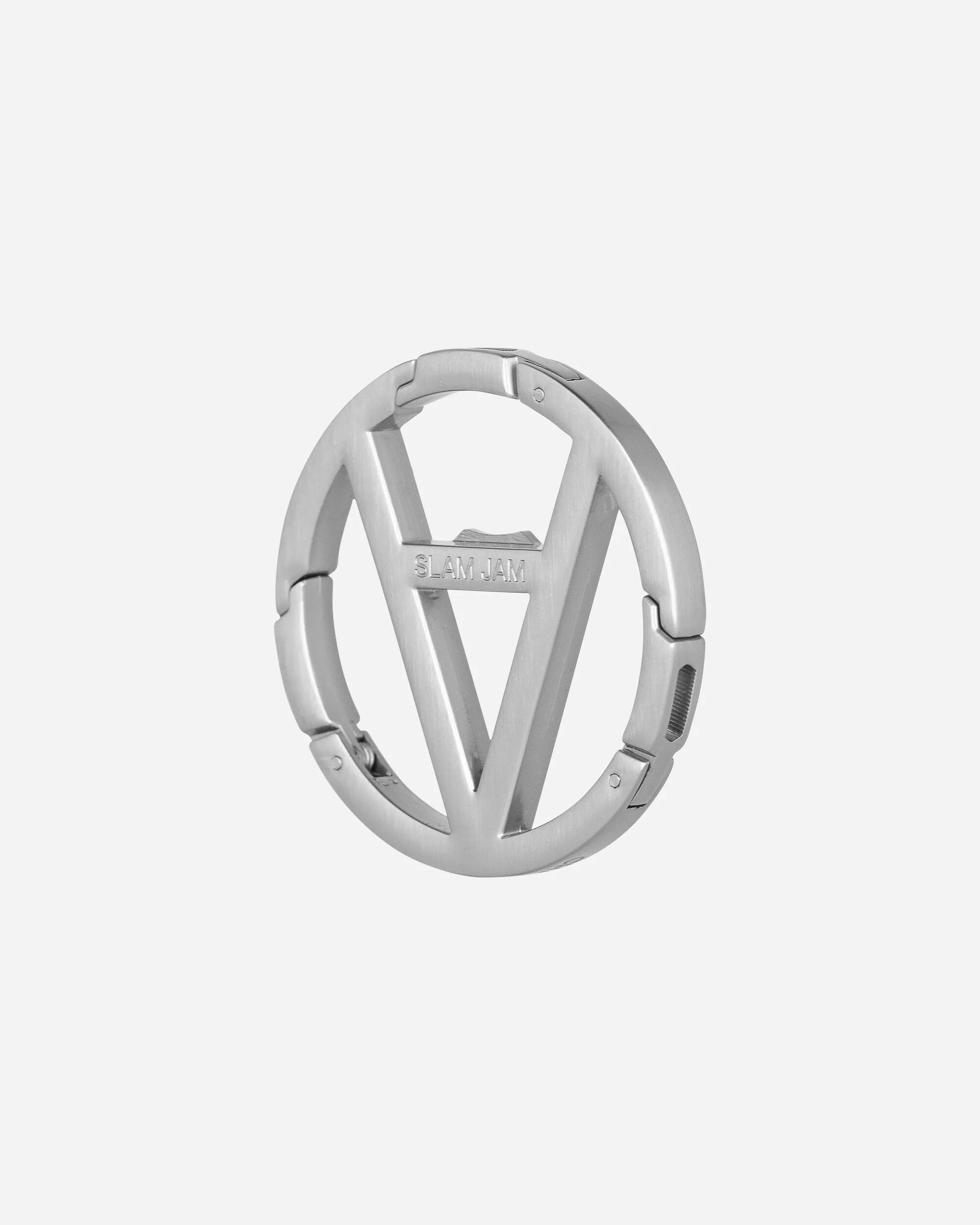 CHAOS IS ORDER Logo Carabiner Silver - Image 3