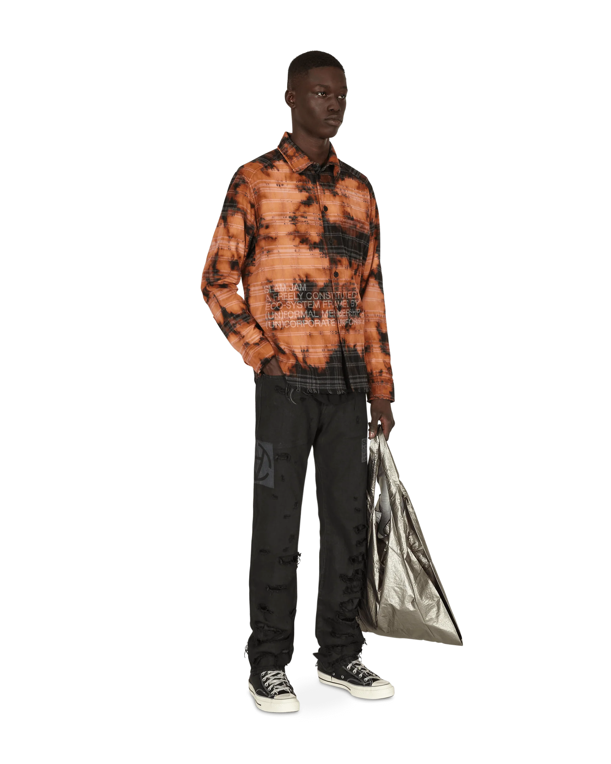 Check Shirt Black - Image 5