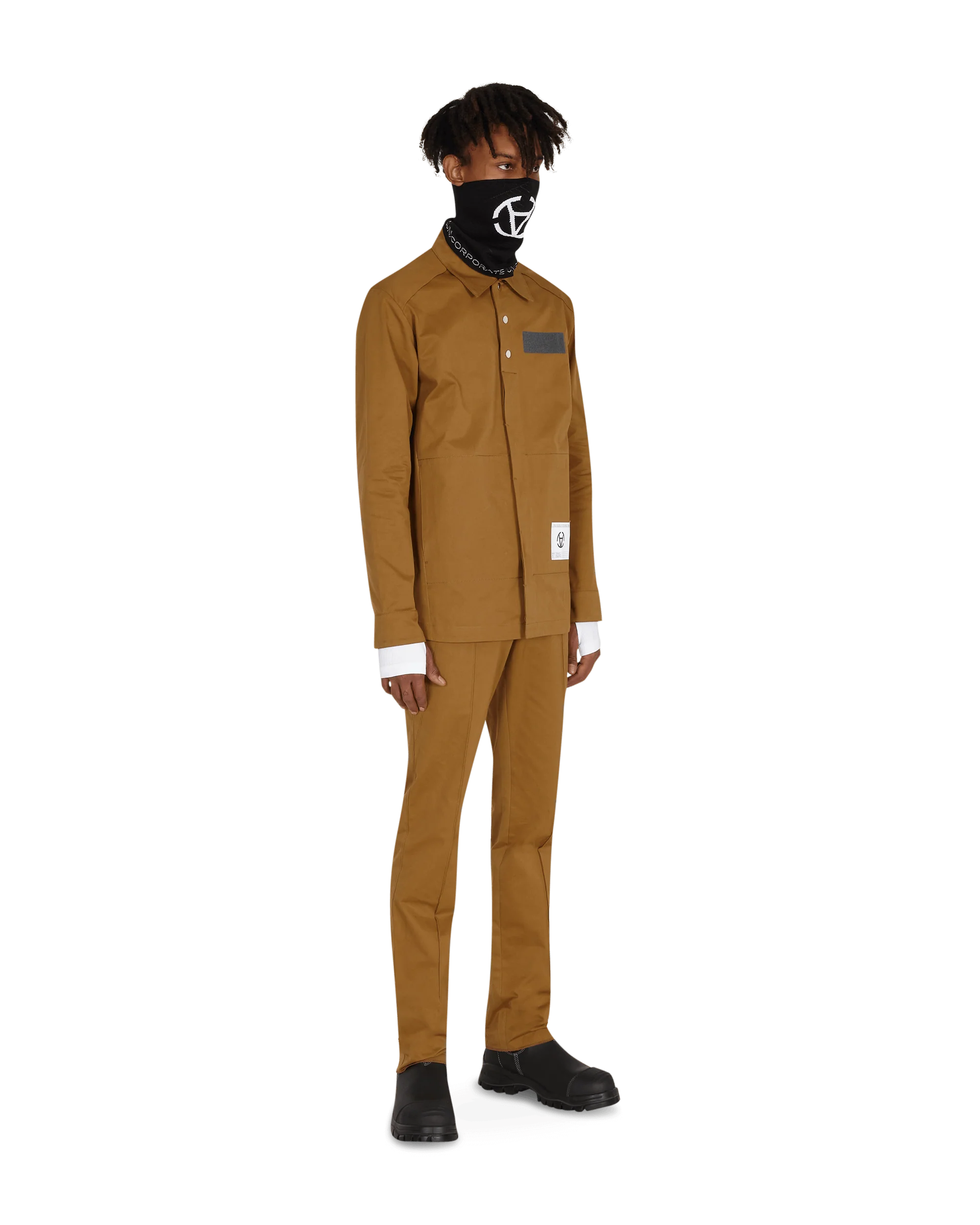 Diagonal Attica Pants Brown - Image 5