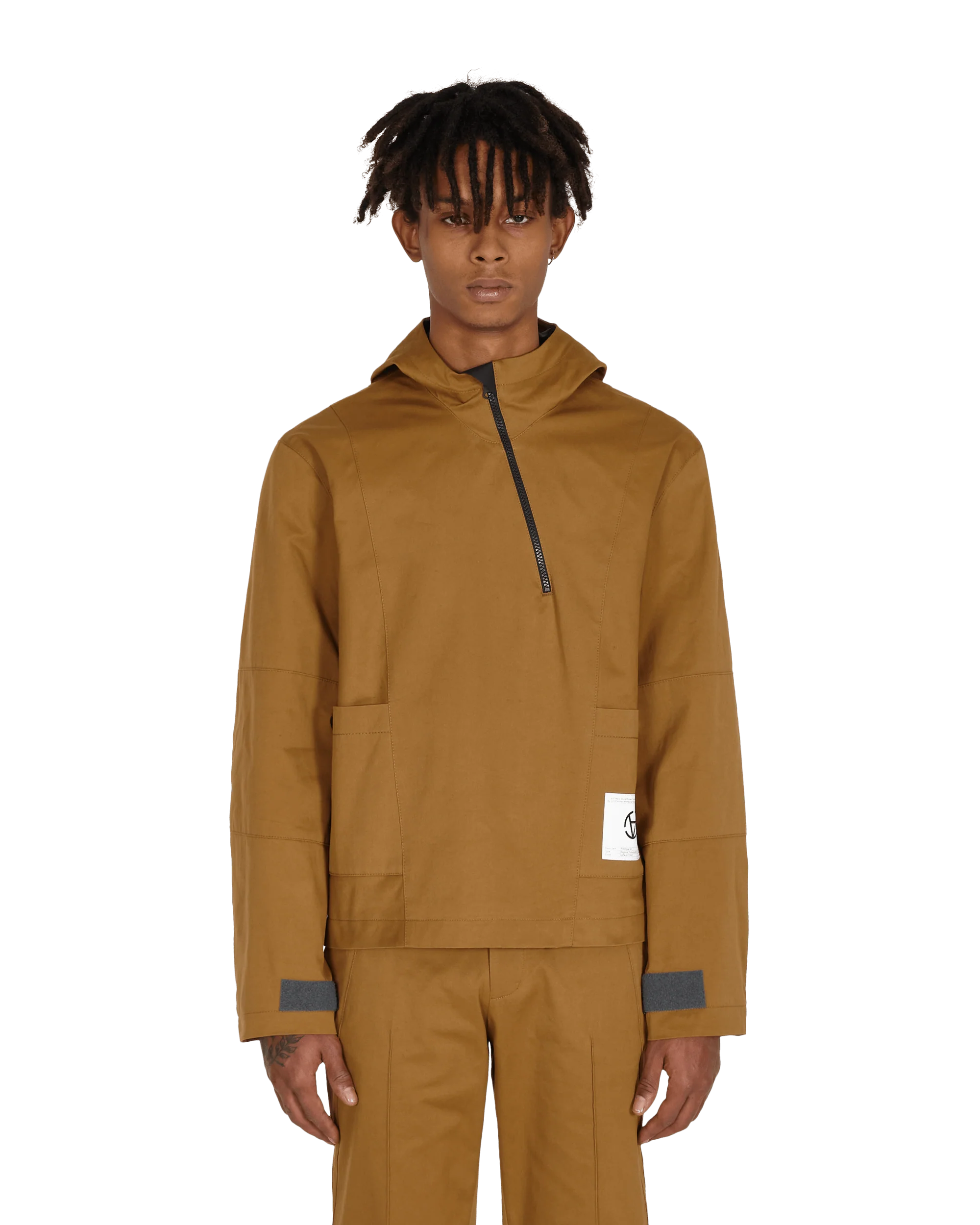 Diagonal Yuma Anorak Brown - Image 2