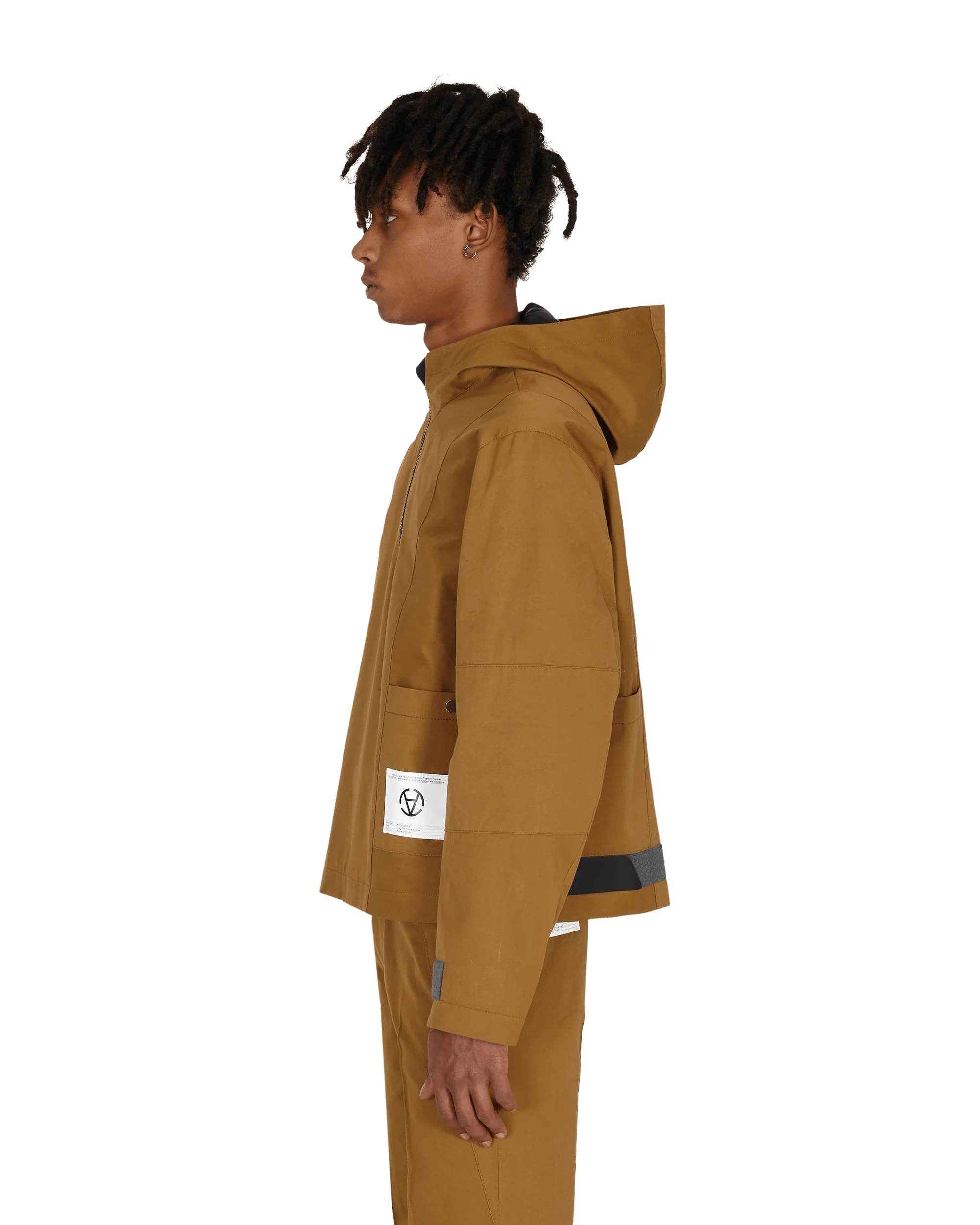 Diagonal Yuma Anorak Brown - Image 4