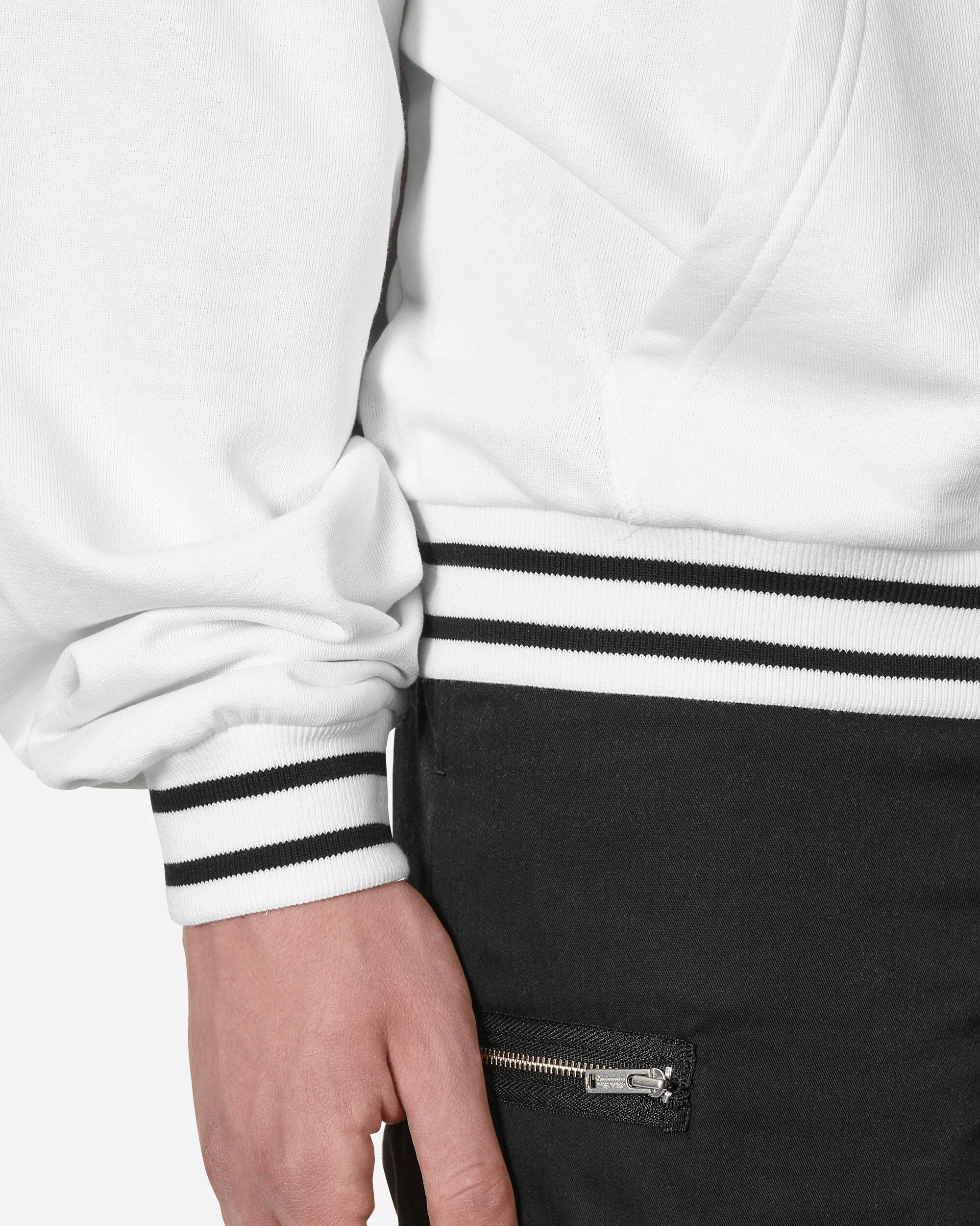 Gaznevada Graphic Hooded Sweatshirt White - Image 6