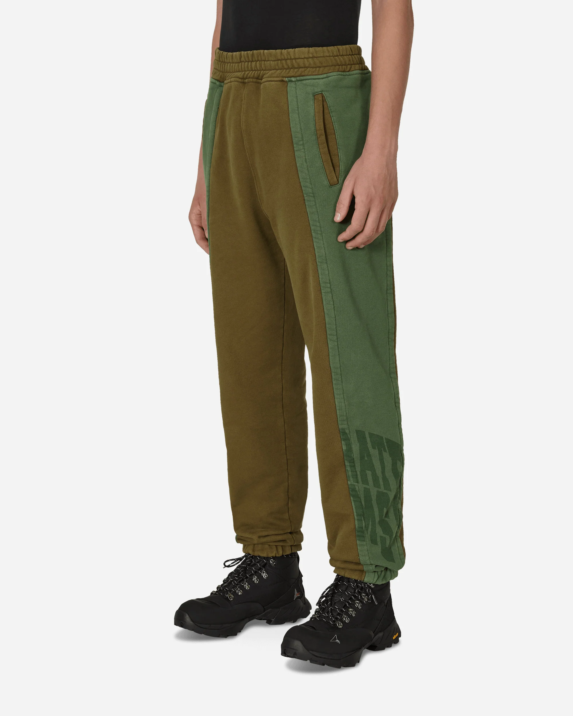 Panel Sweatpants Green / Brown - Image 2