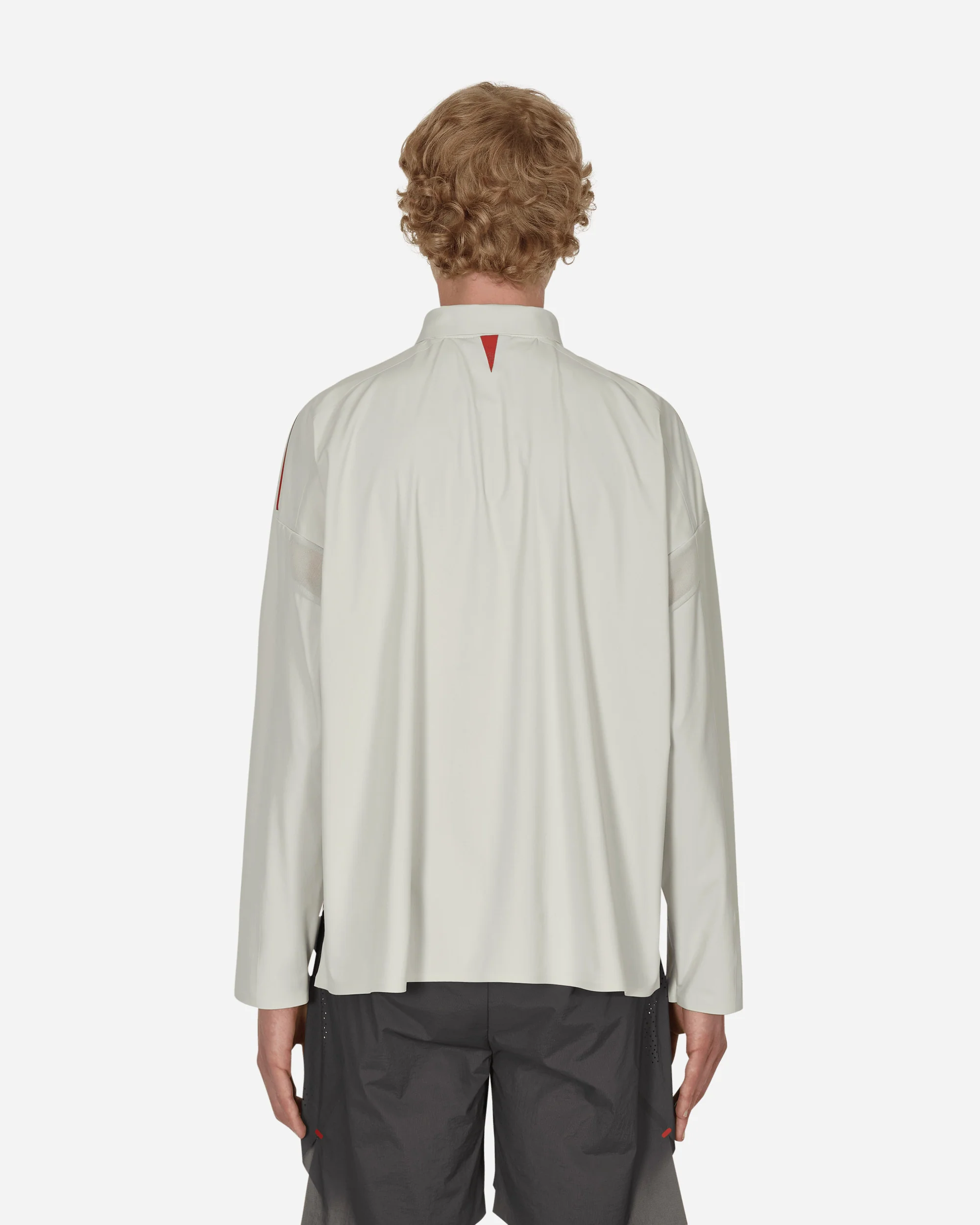 FILA Redefined Longsleeve Polo Shirt Grey - Image 3