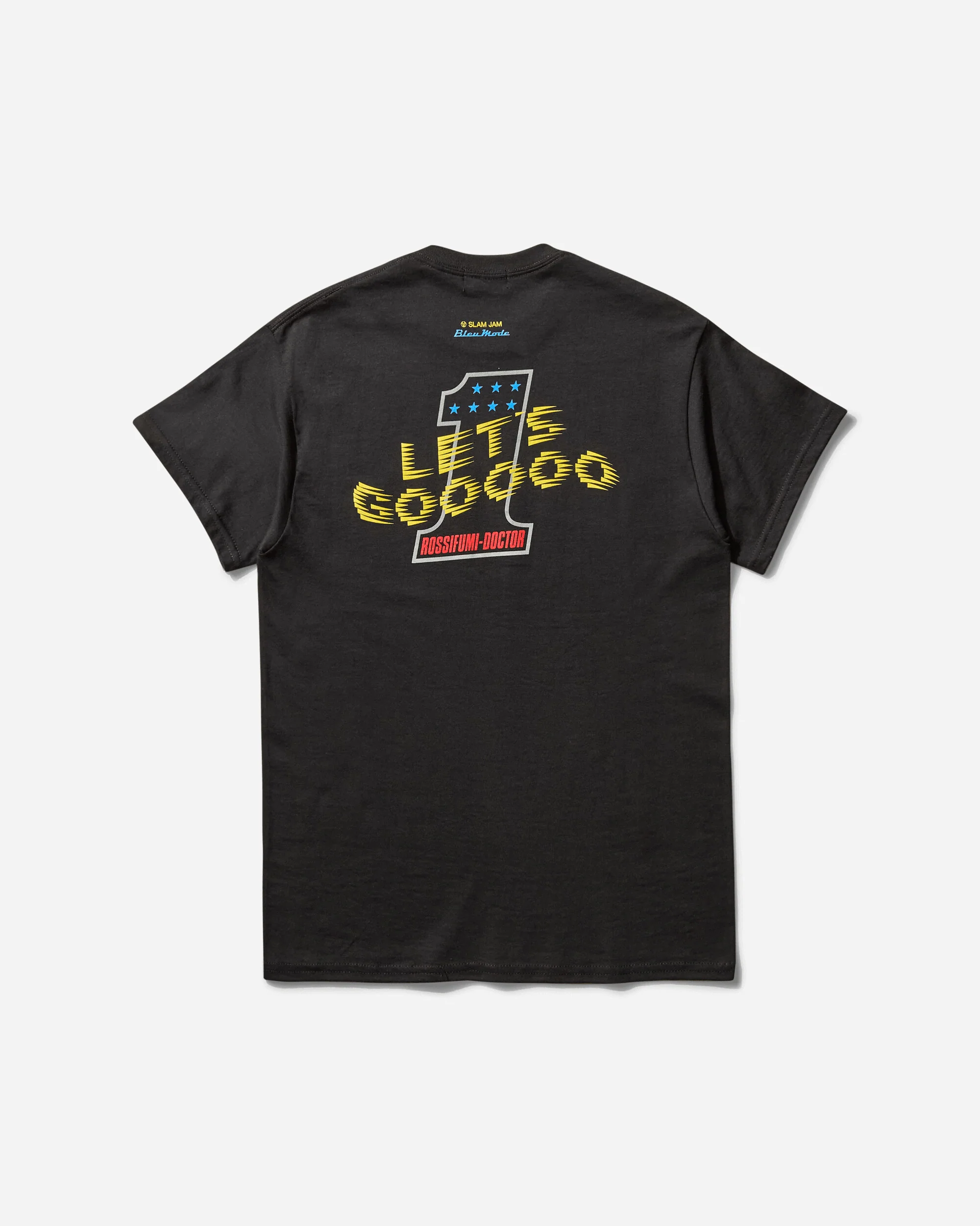 Bleu Mode 'Valentino 46' Tribute T-Shirt Black - Image 2