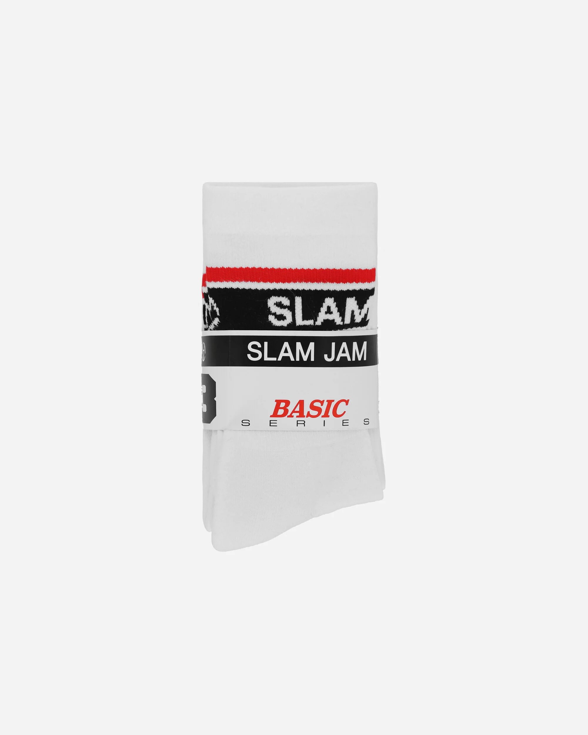 3-Pack Logo Jacquard Socks White - Image 3