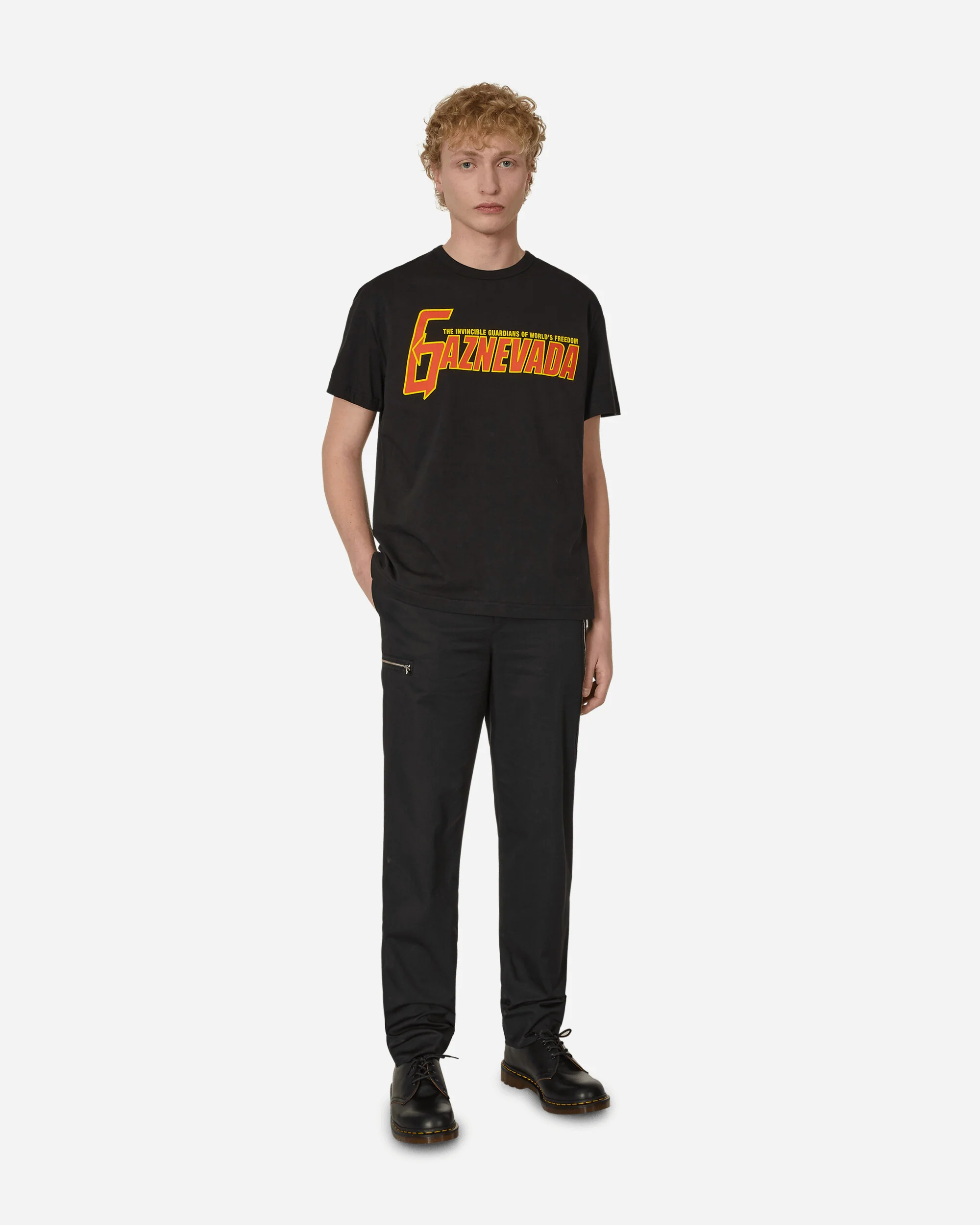 Gaznevada Graphic T-Shirt Black - Image 4