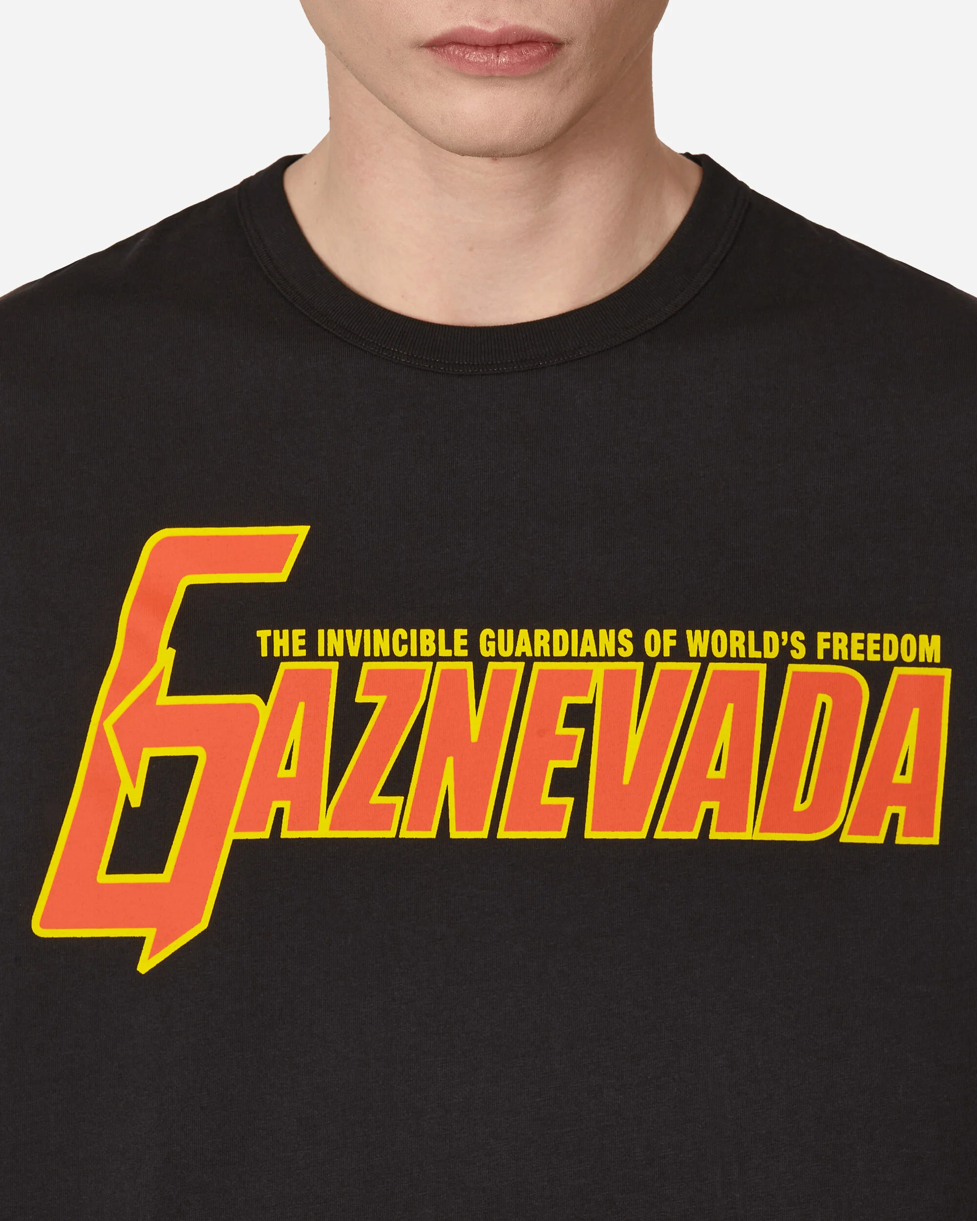 Gaznevada Graphic T-Shirt Black - Image 5